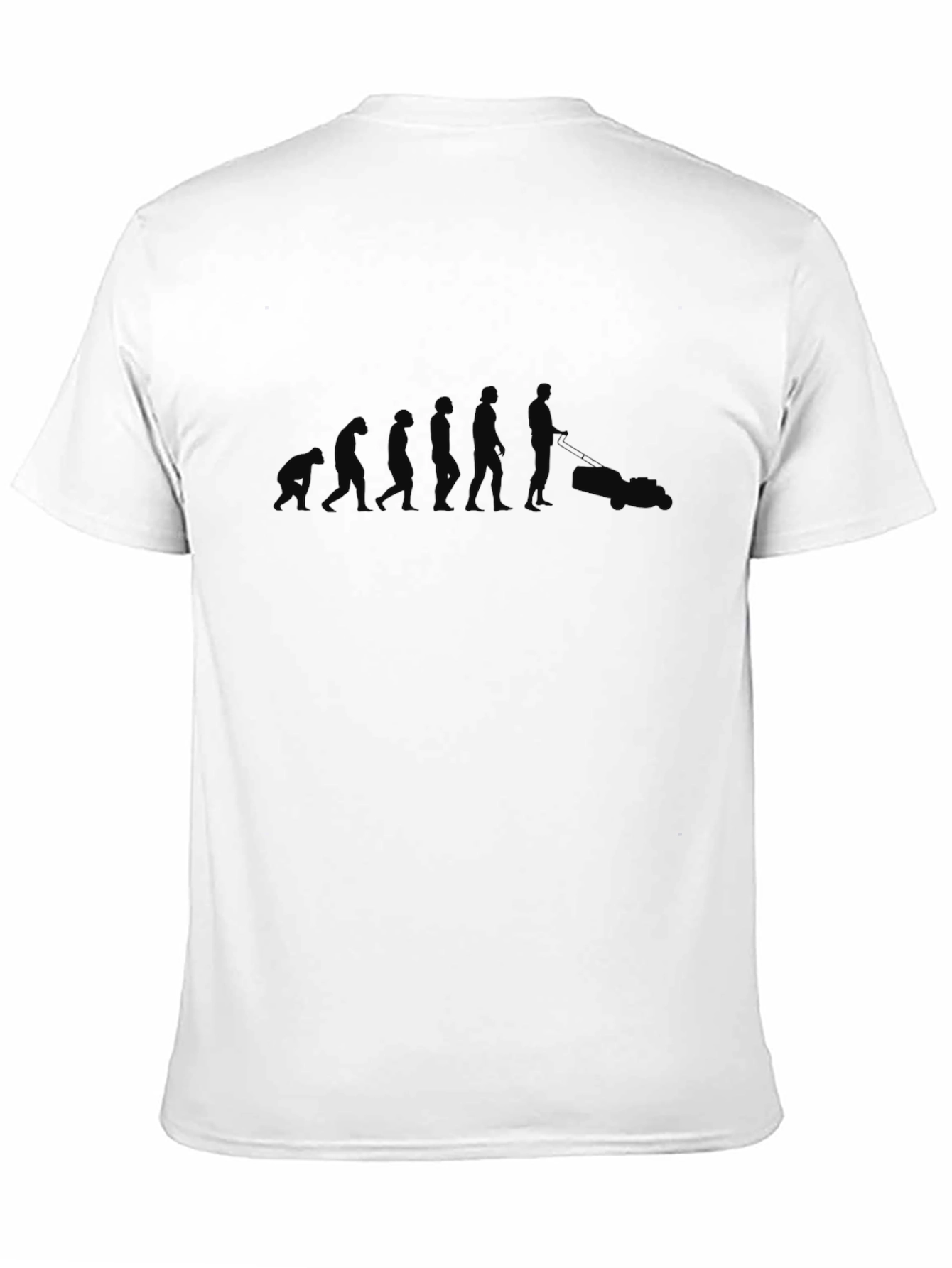 Evolution of Lawn Mowing T-Shirt