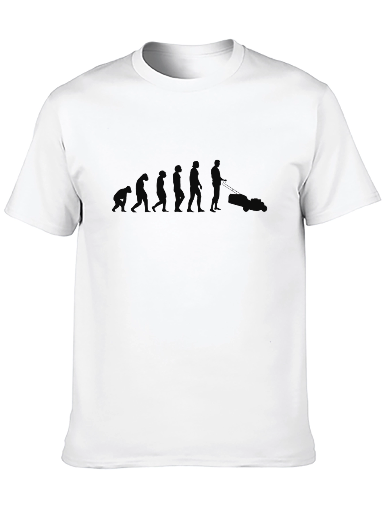 Evolution of Lawn Mowing T-Shirt