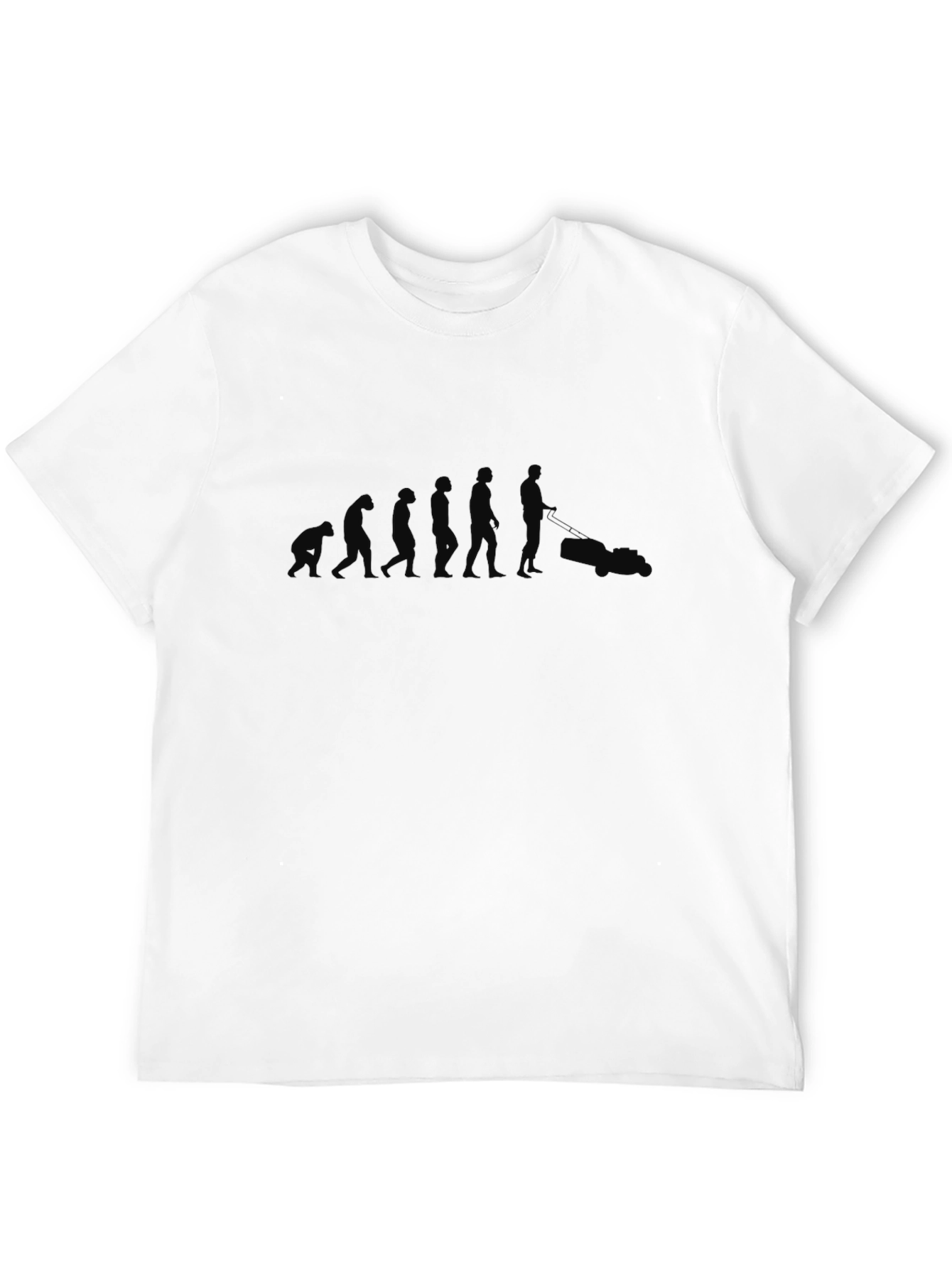 Evolution of Lawn Mowing T-Shirt