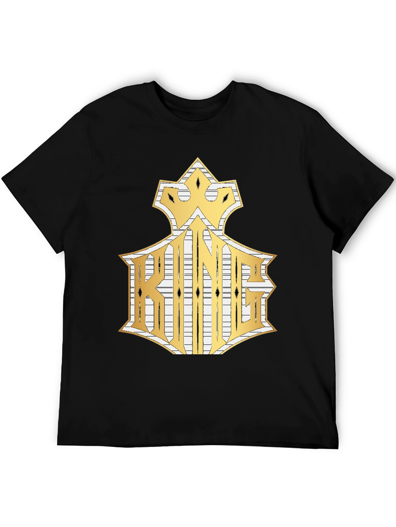 King Graphic Tee - Crown Gold