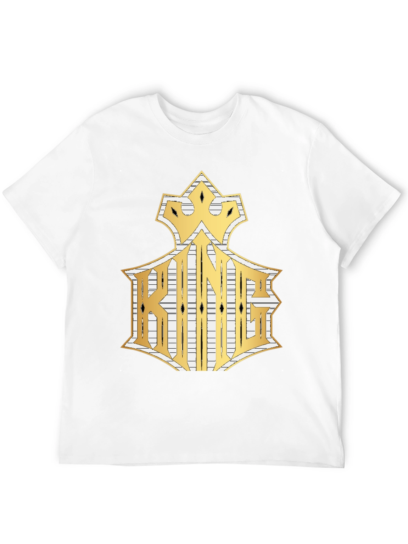 King Graphic Tee - Crown Gold