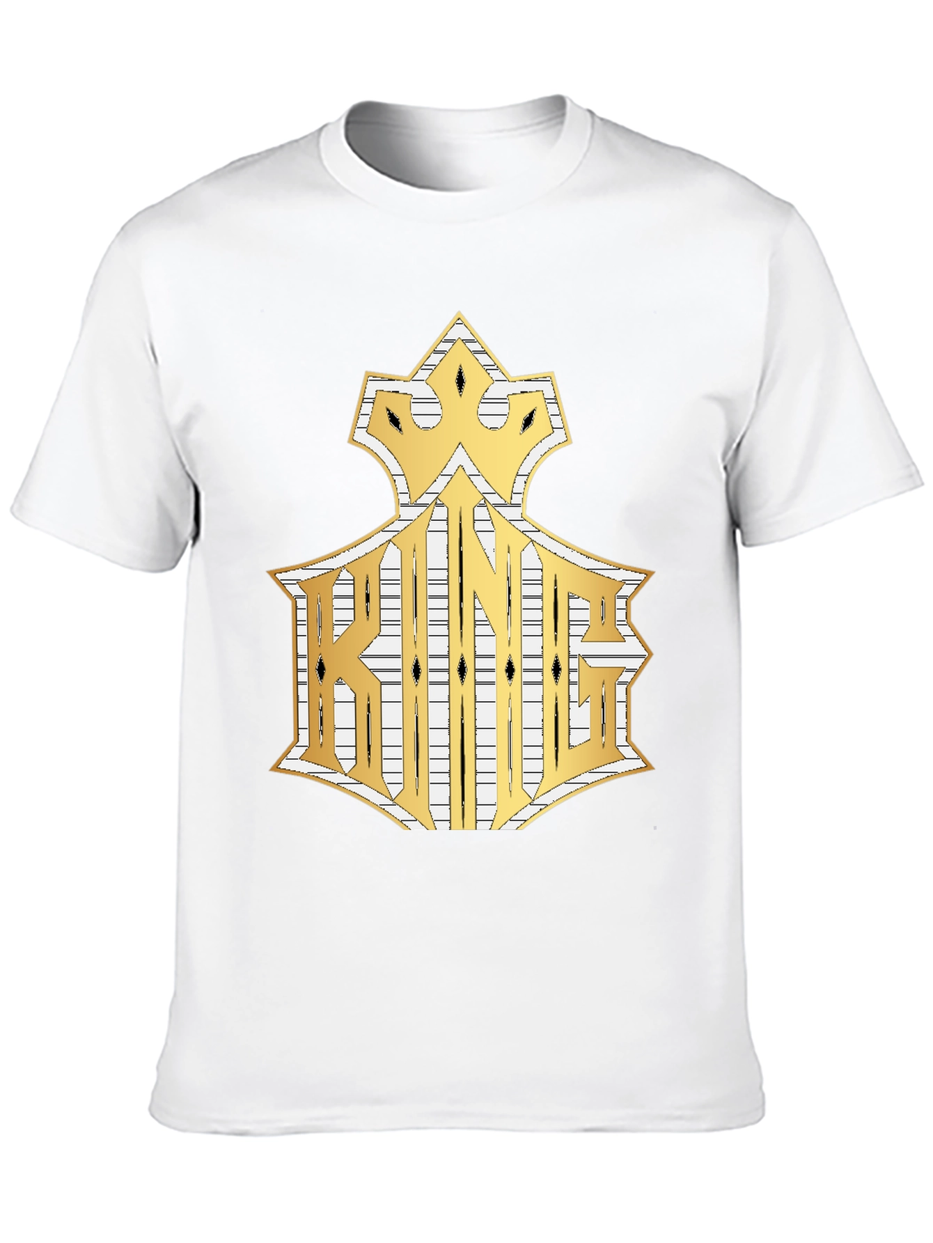 King Graphic Tee - Crown Gold