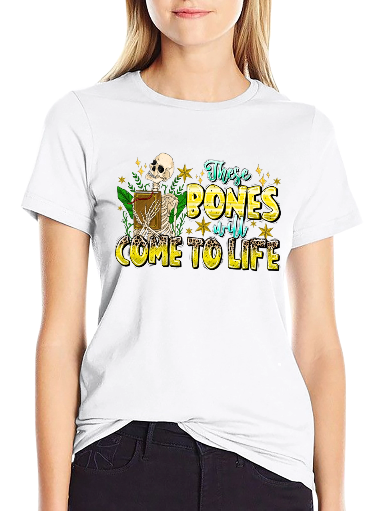 These Bones Will Come to Life Black T-Shirt
