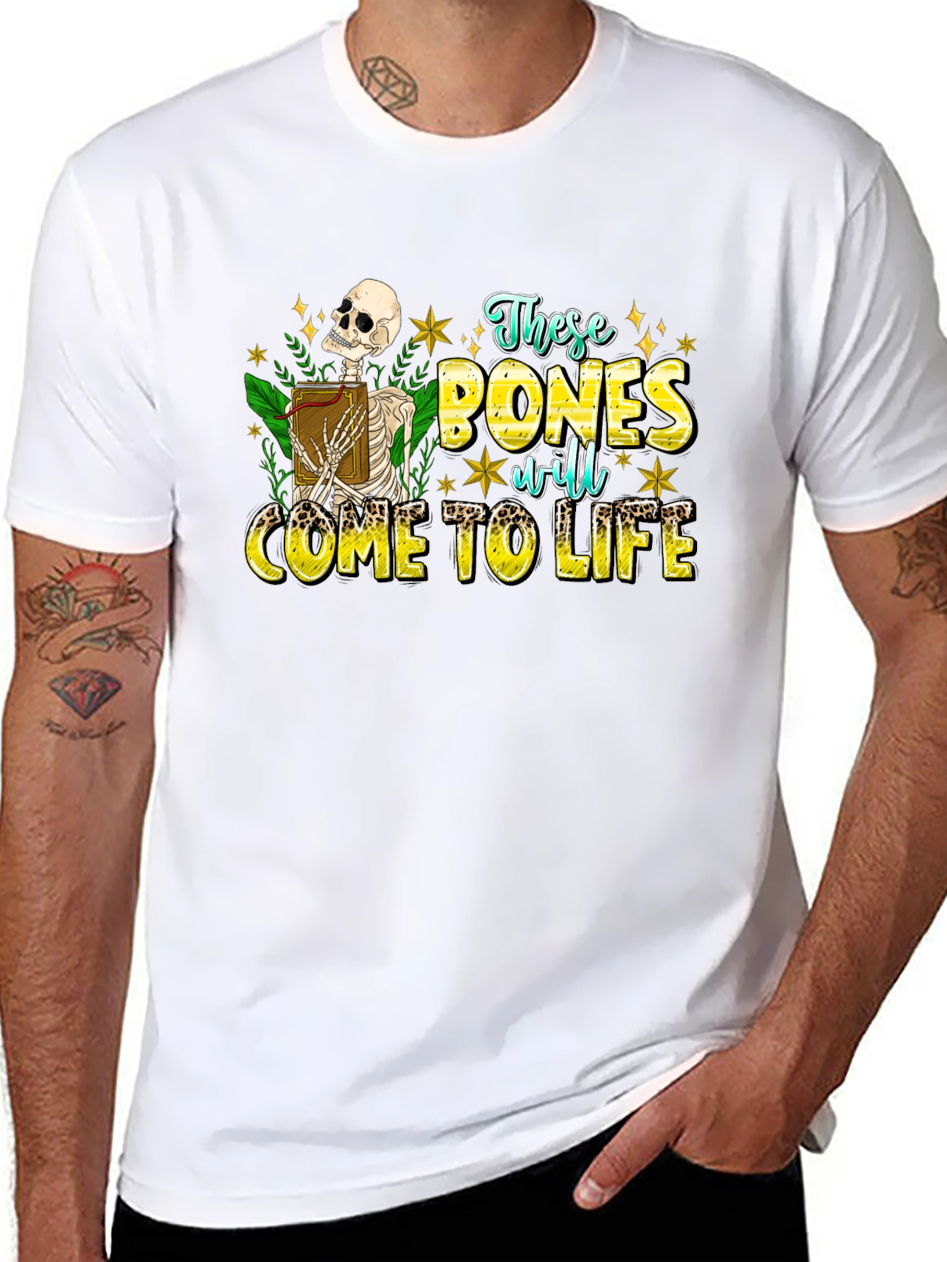 These Bones Will Come to Life Black T-Shirt