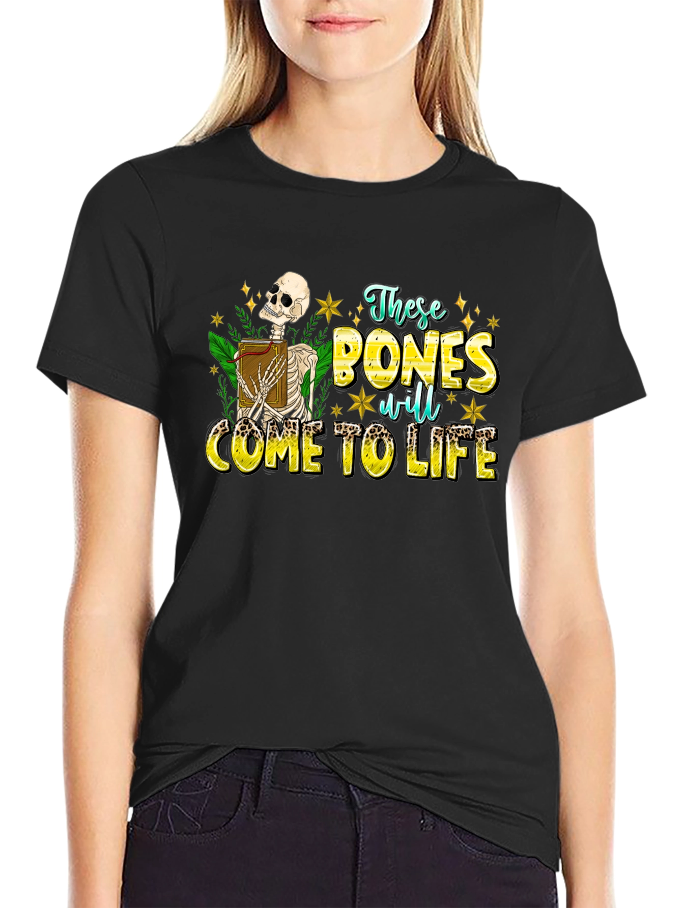 These Bones Will Come to Life Black T-Shirt