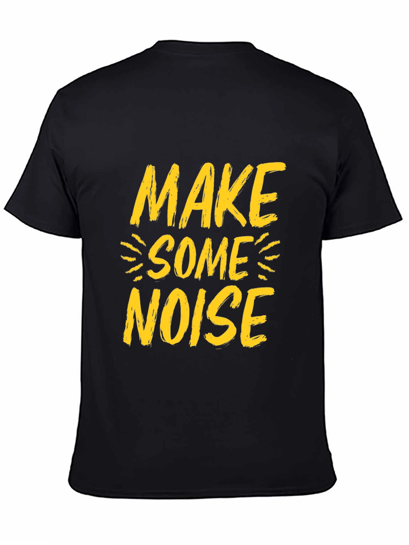 Make Some Noise Graphic Tee - Black