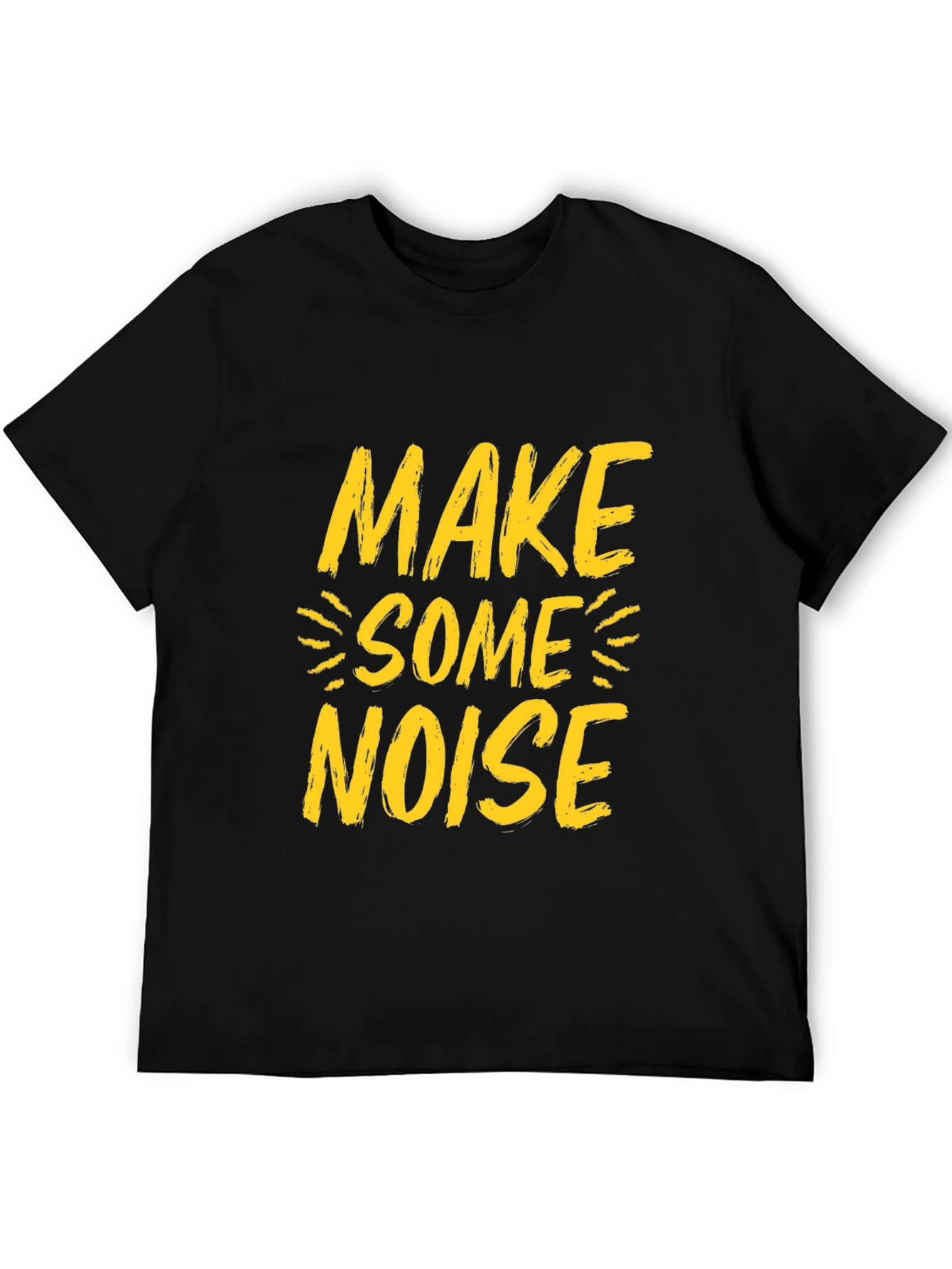 Make Some Noise Graphic Tee - Black