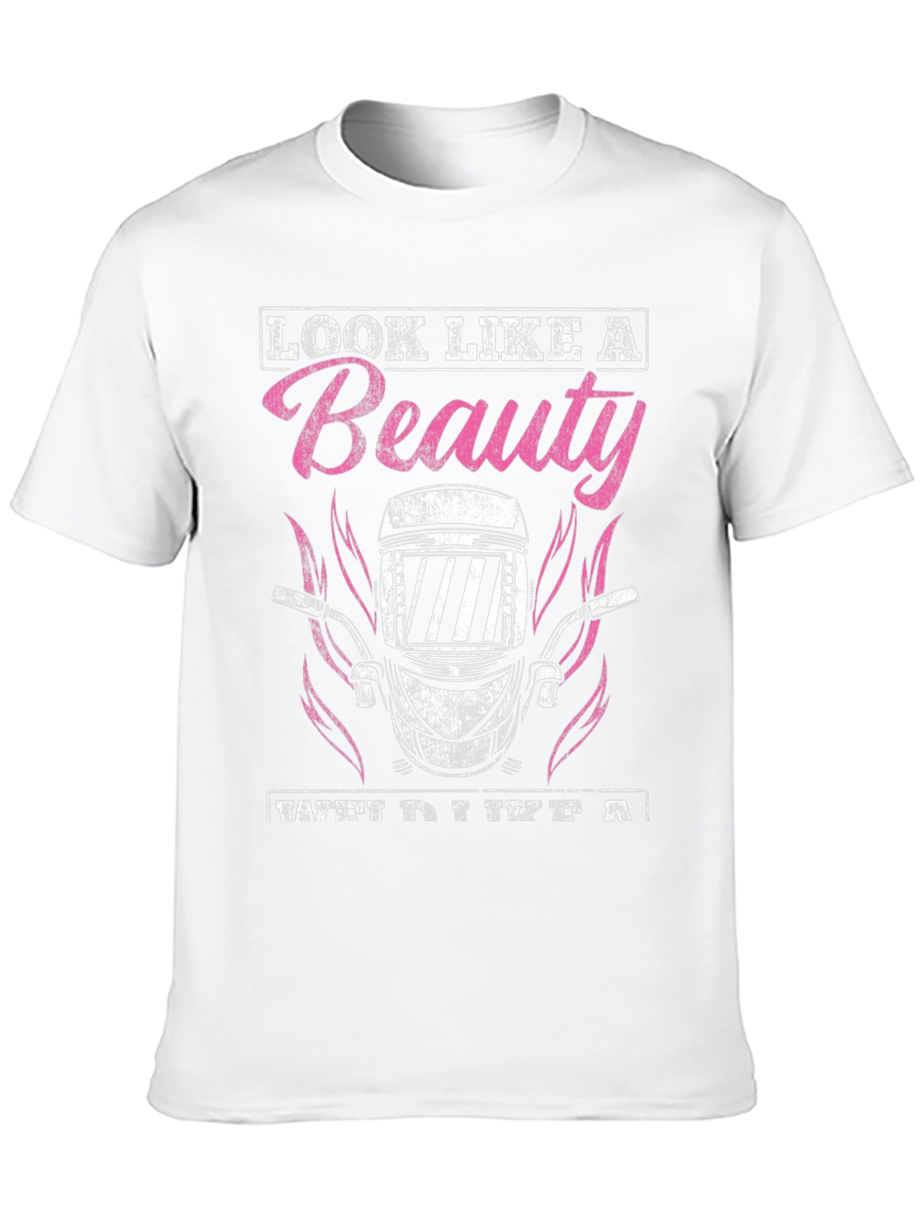 Beauty Welder Graphic T-Shirt - Black Cotton Blend