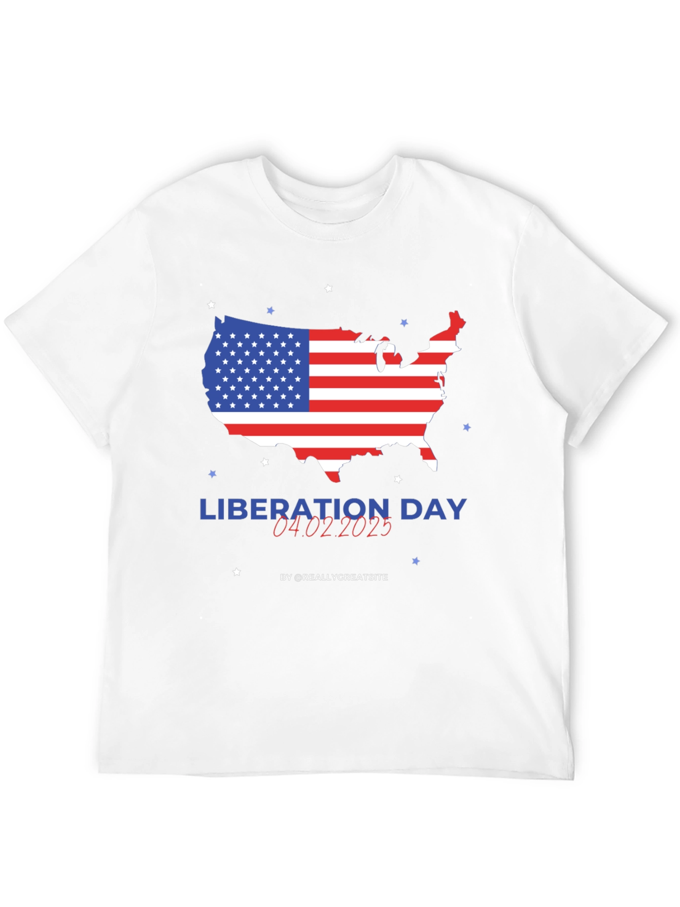 Liberation Day USA Map T-Shirt