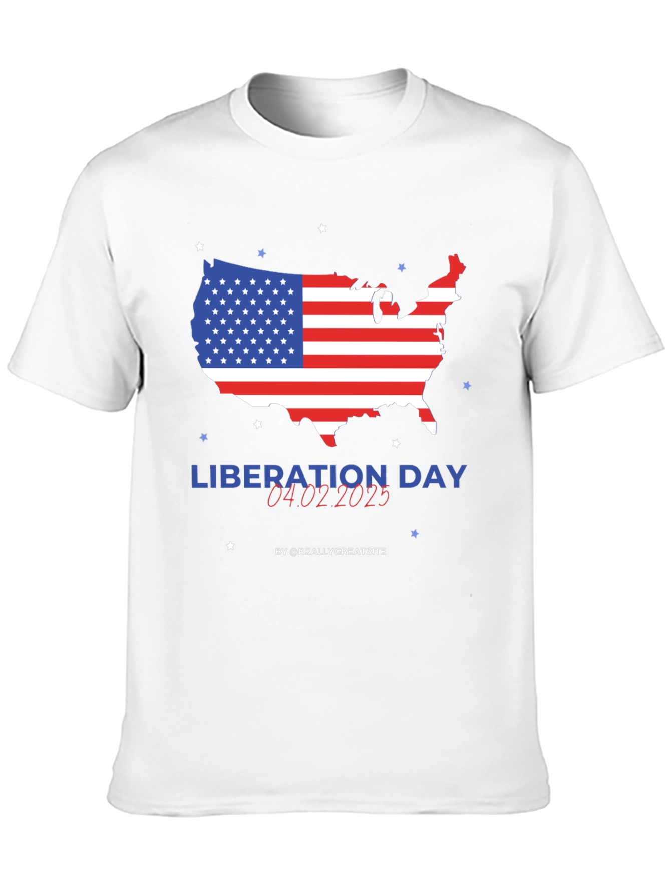 Liberation Day USA Map T-Shirt