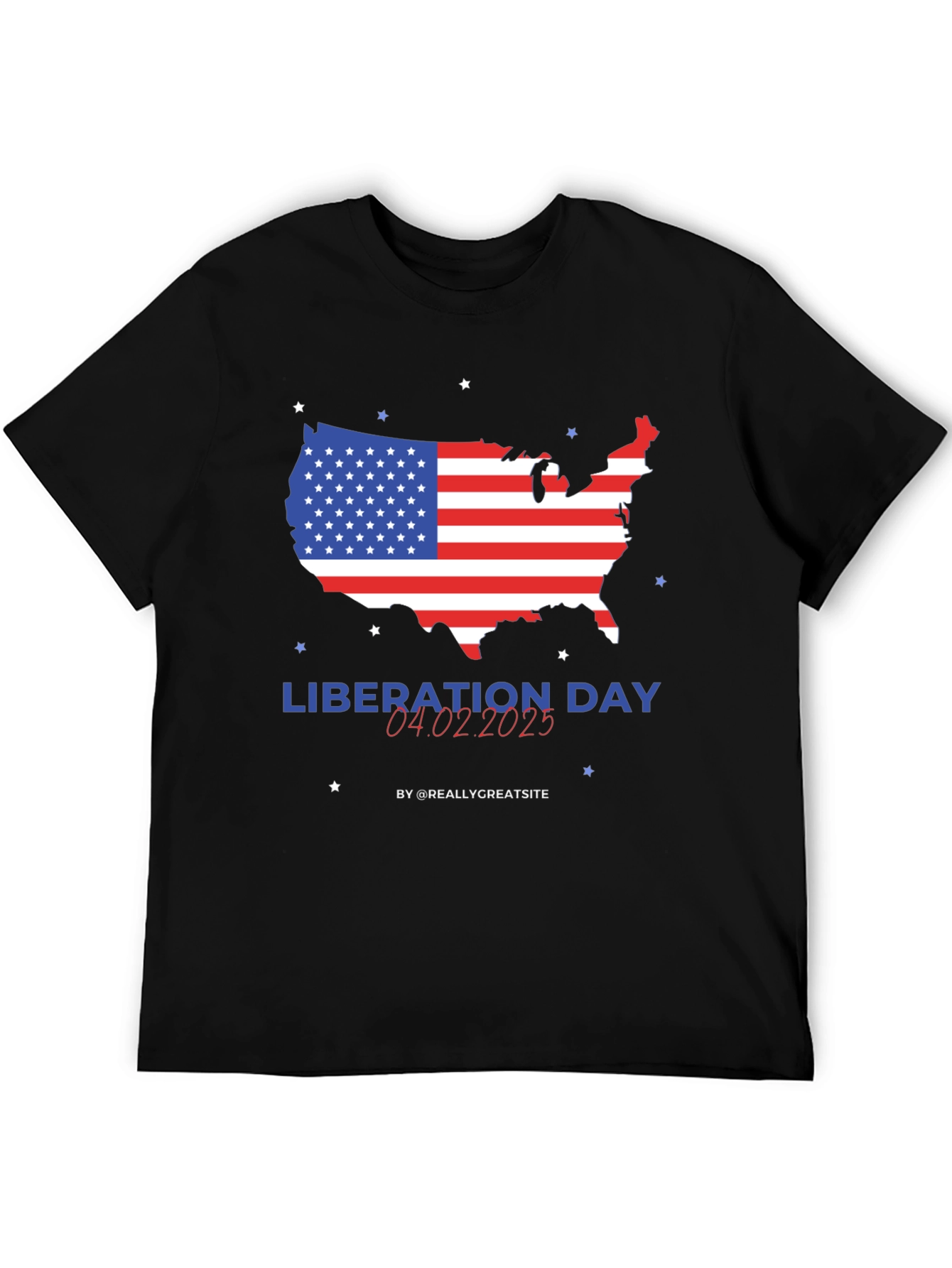 Liberation Day USA Map T-Shirt