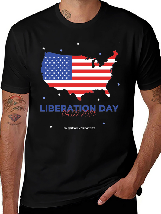Liberation Day USA Map T-Shirt