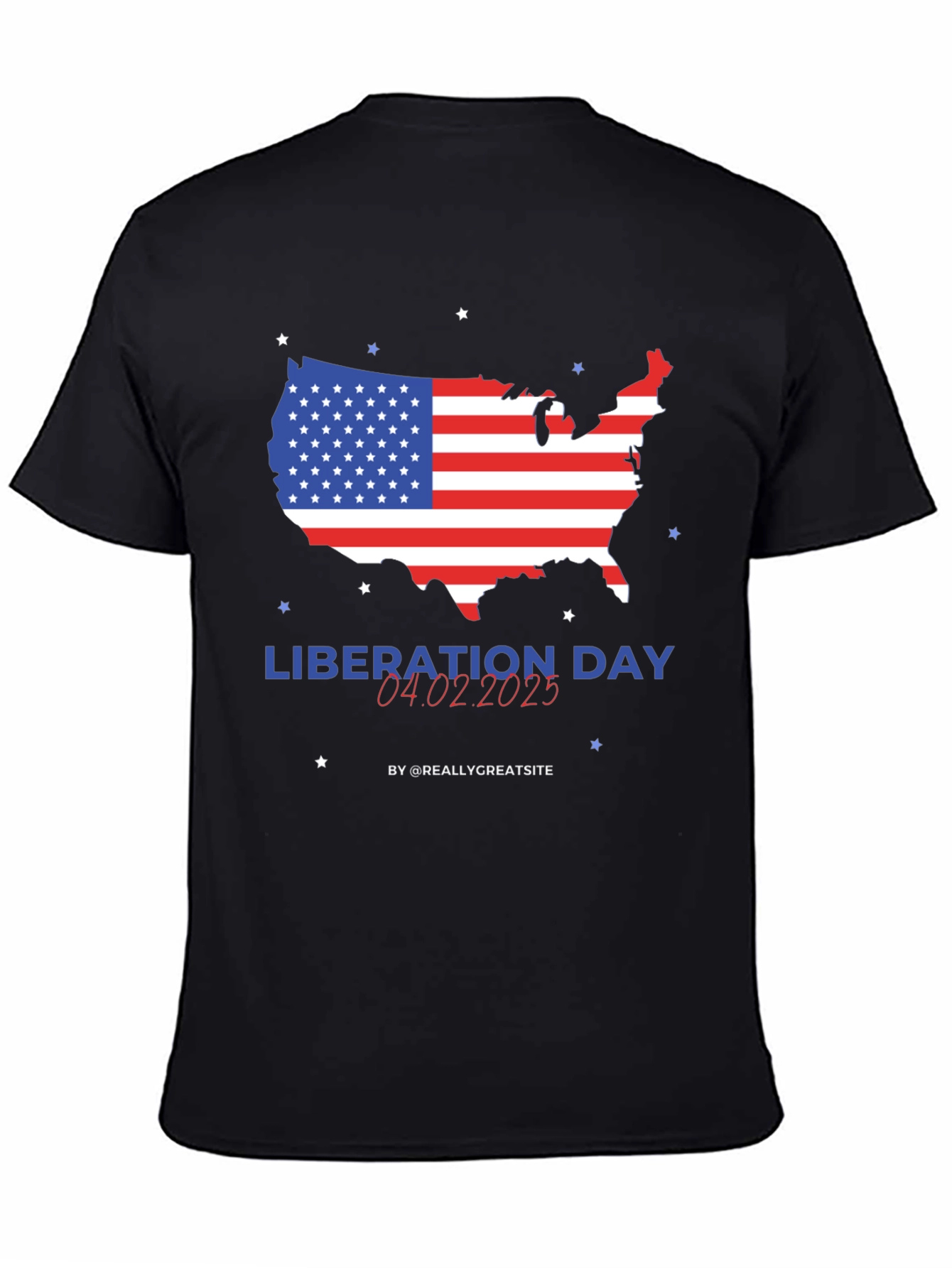 Liberation Day USA Map T-Shirt
