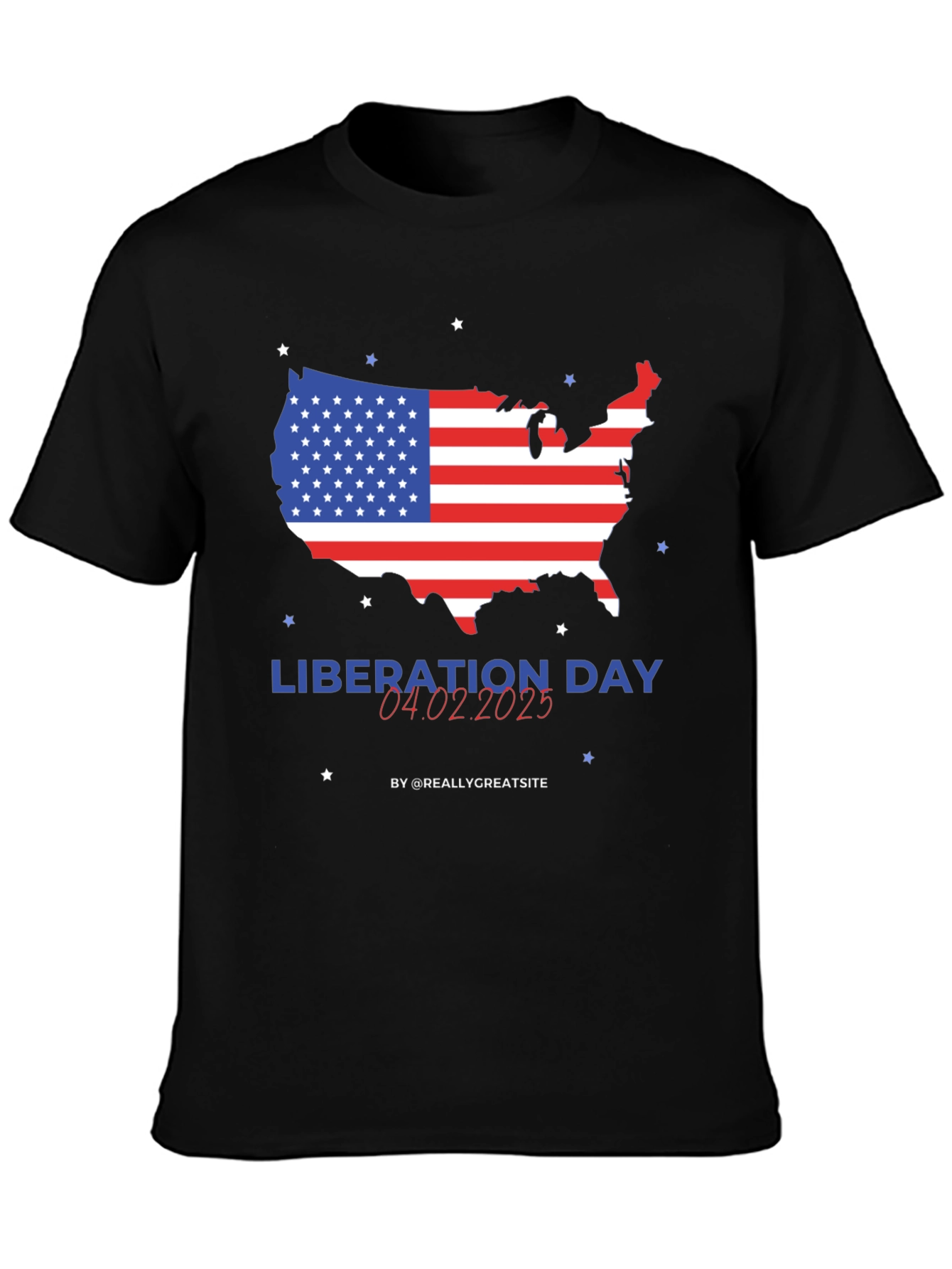 Liberation Day USA Map T-Shirt