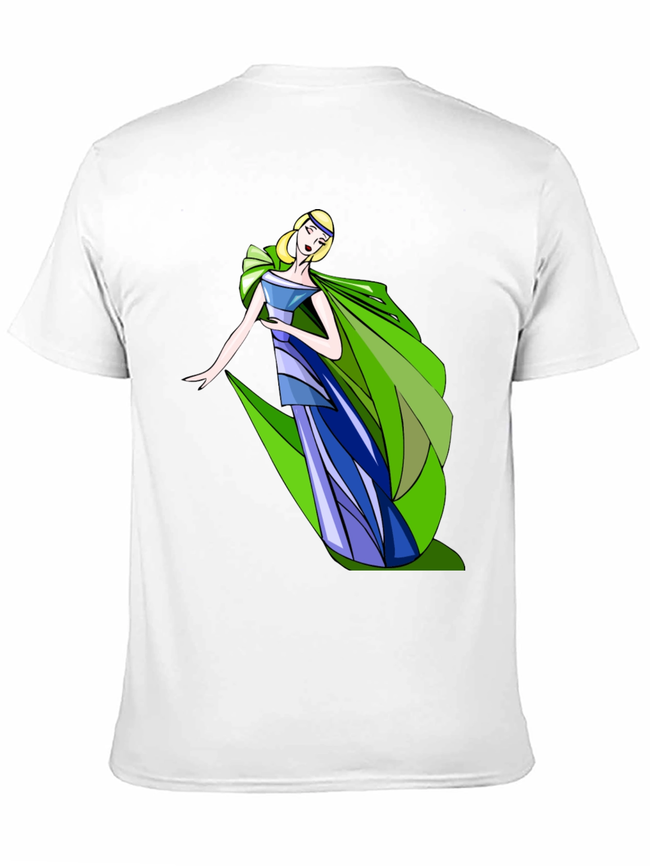 Elegant Woman T-Shirt - Artistic Fashion Tee