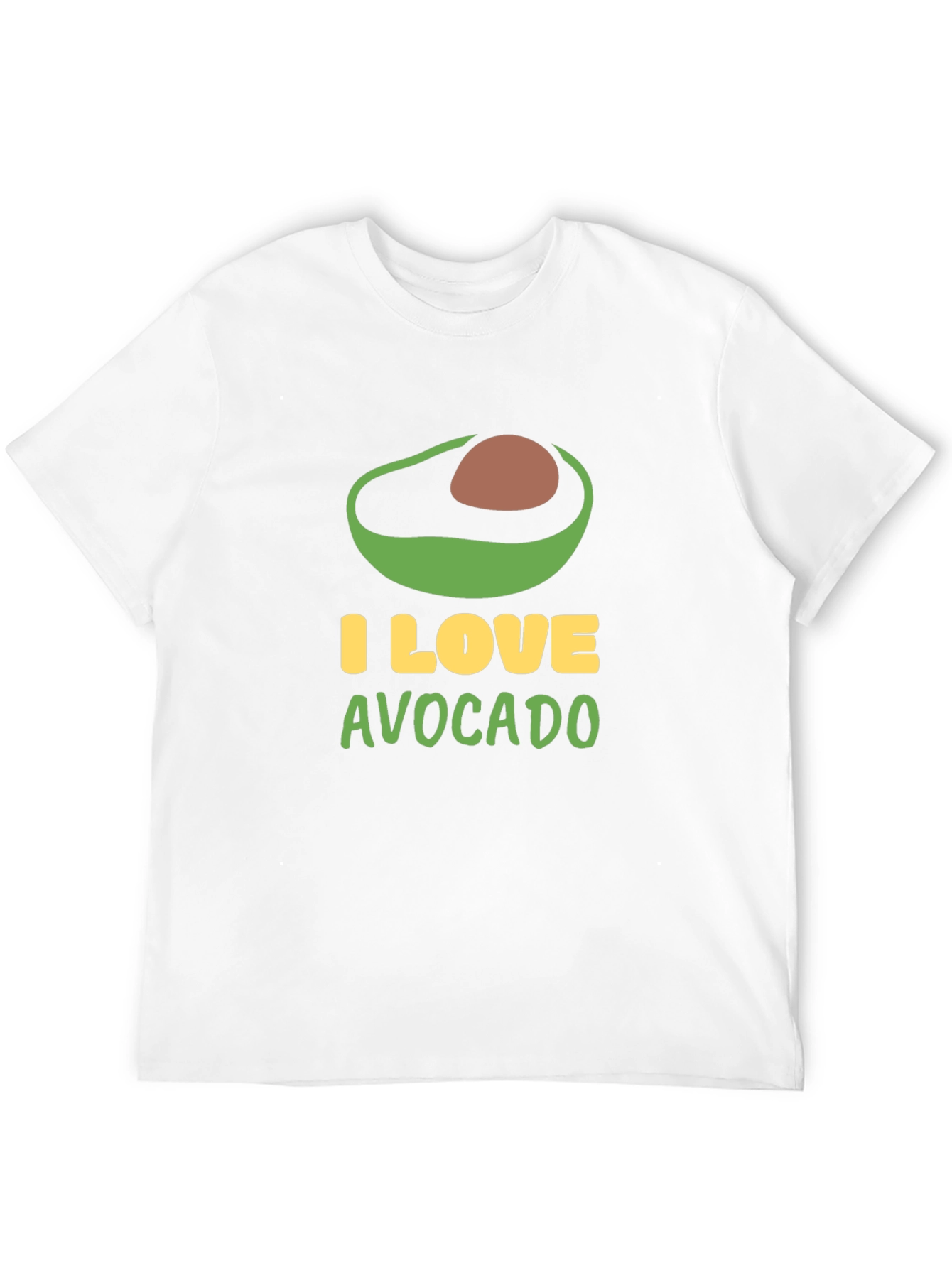 I Love Avocado Black T-Shirt