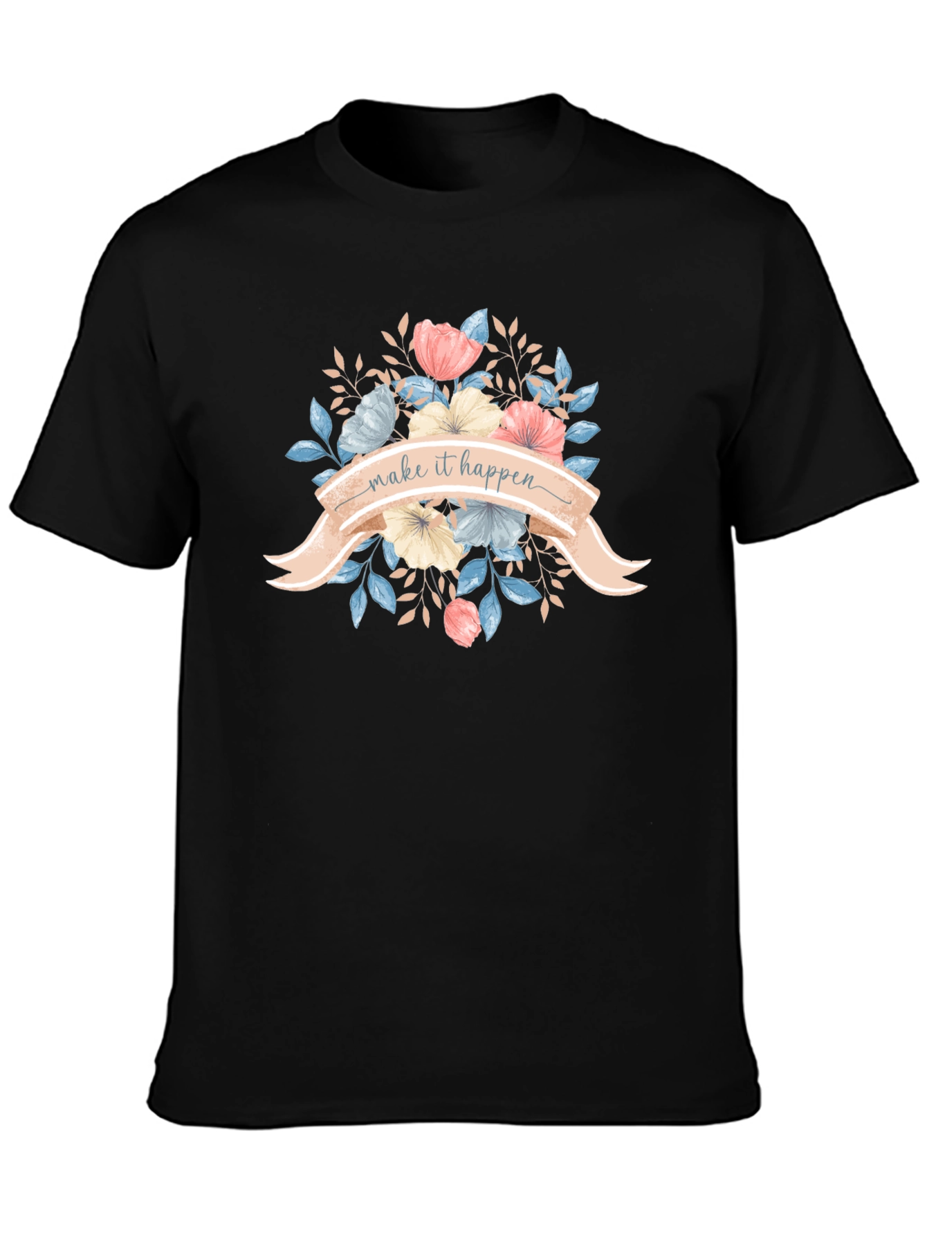 Floral Make It Happen Graphic T-Shirt