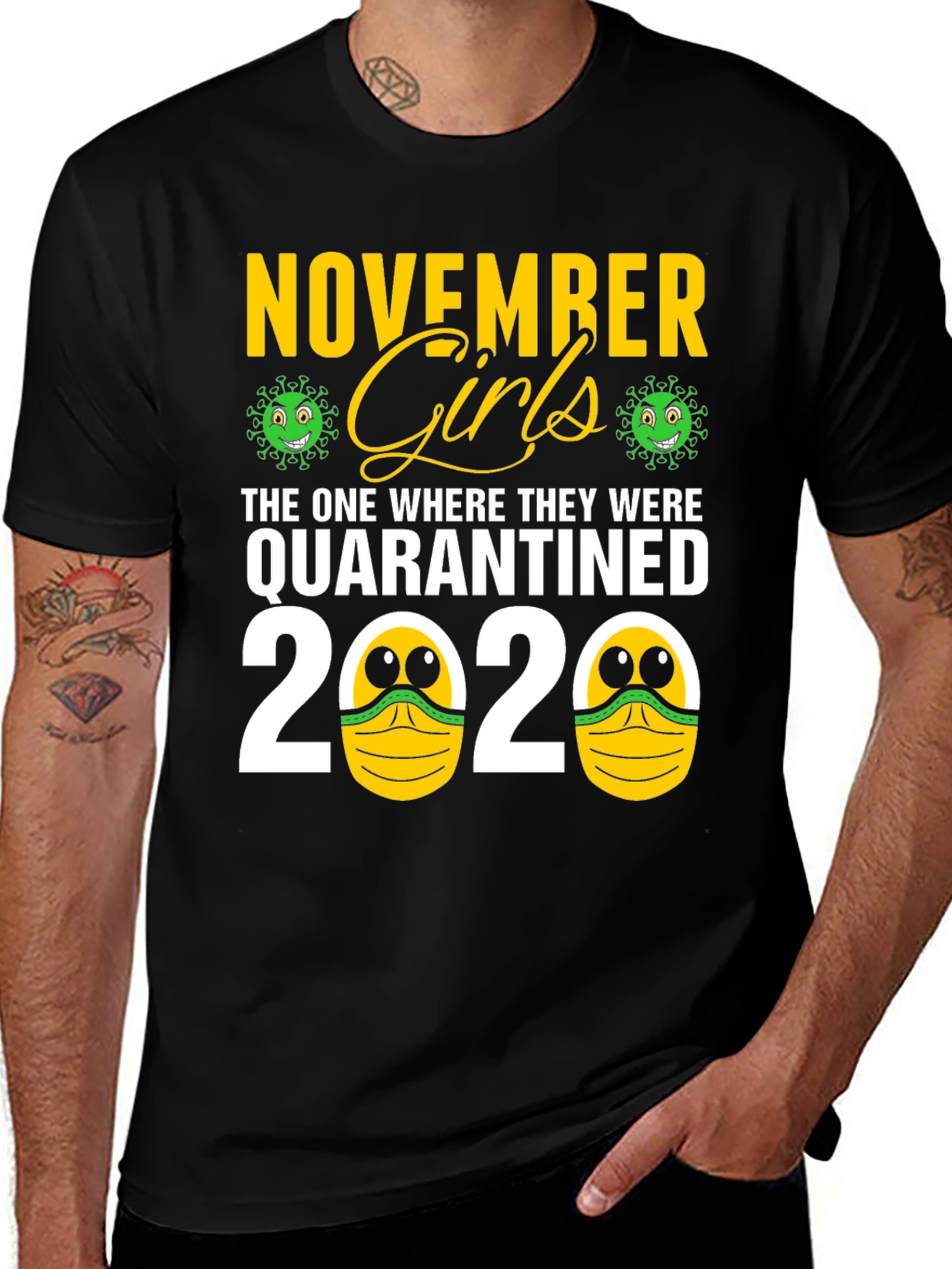 November Girls Quarantined 2020 Graphic Tee