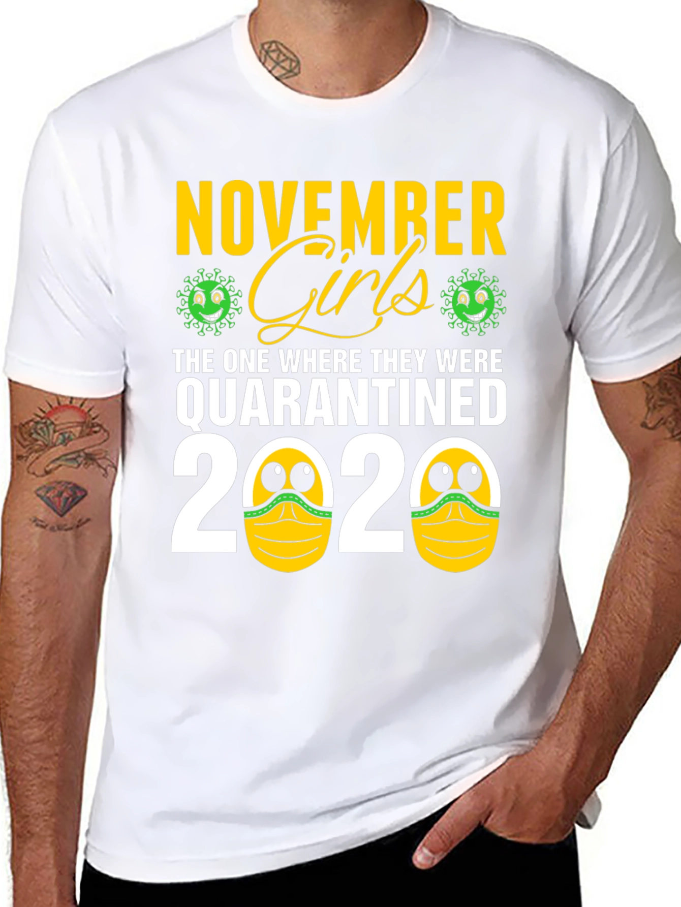 November Girls Quarantined 2020 Graphic Tee