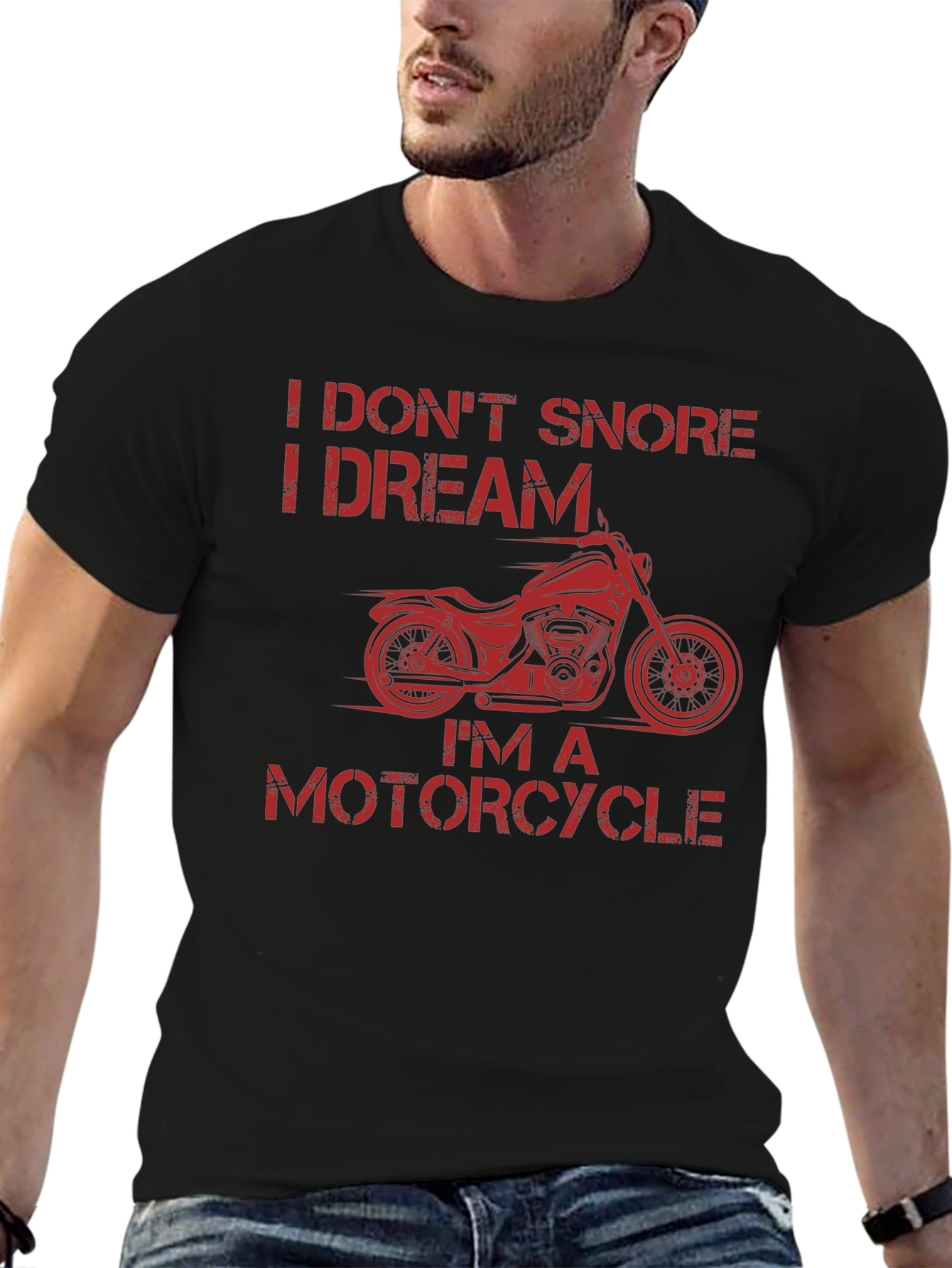 I Dream Im a Motorcycle Graphic T-Shirt