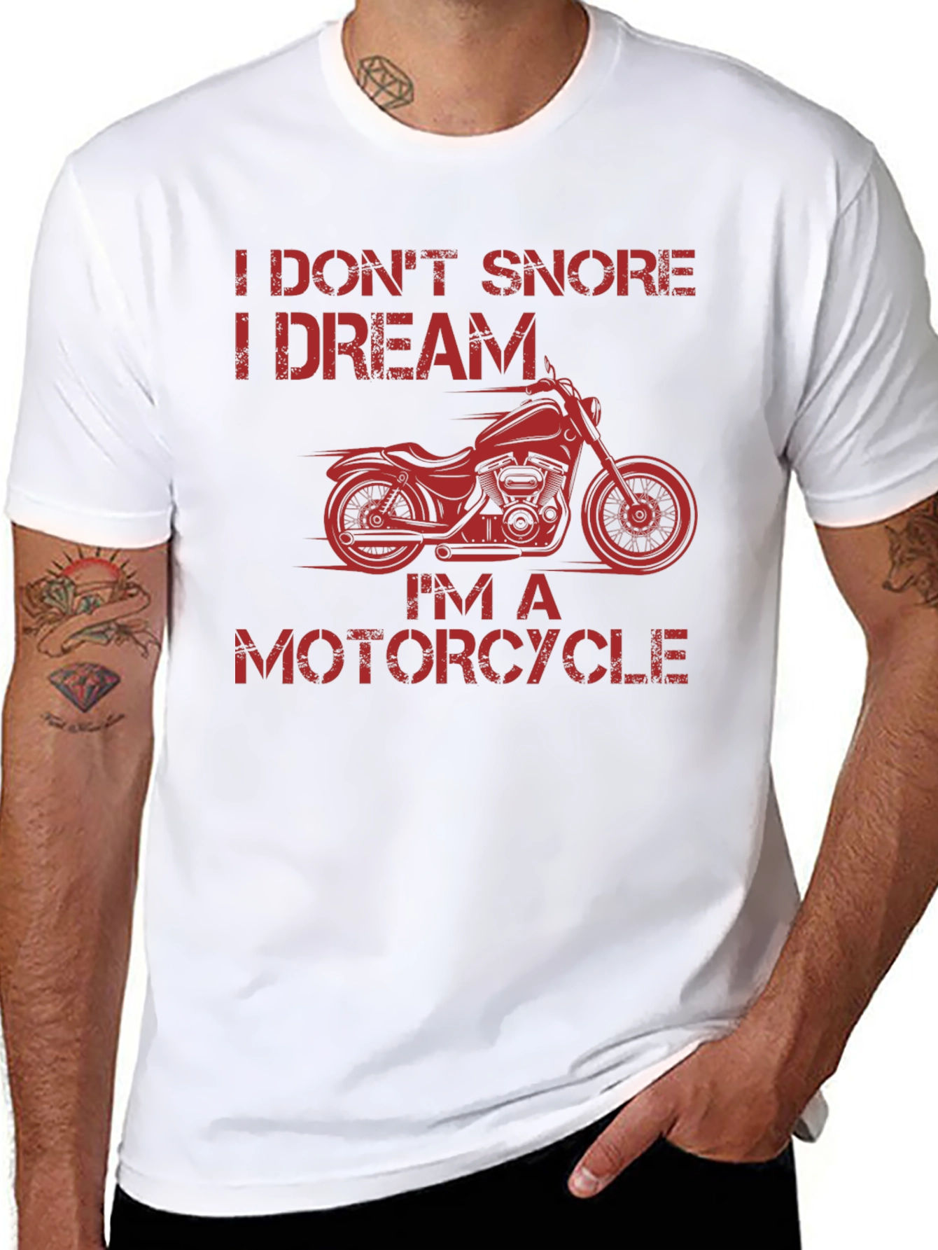 I Dream Im a Motorcycle Graphic T-Shirt