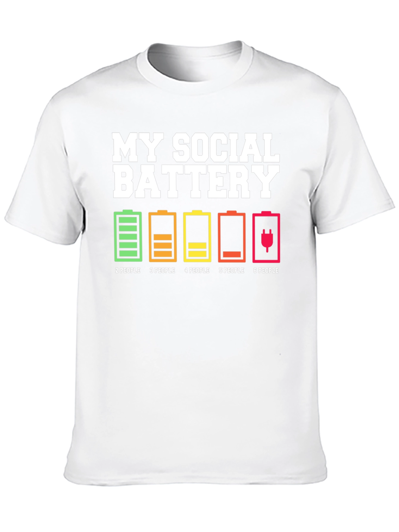 My Social Battery T-Shirt - Introvert Humor Tee