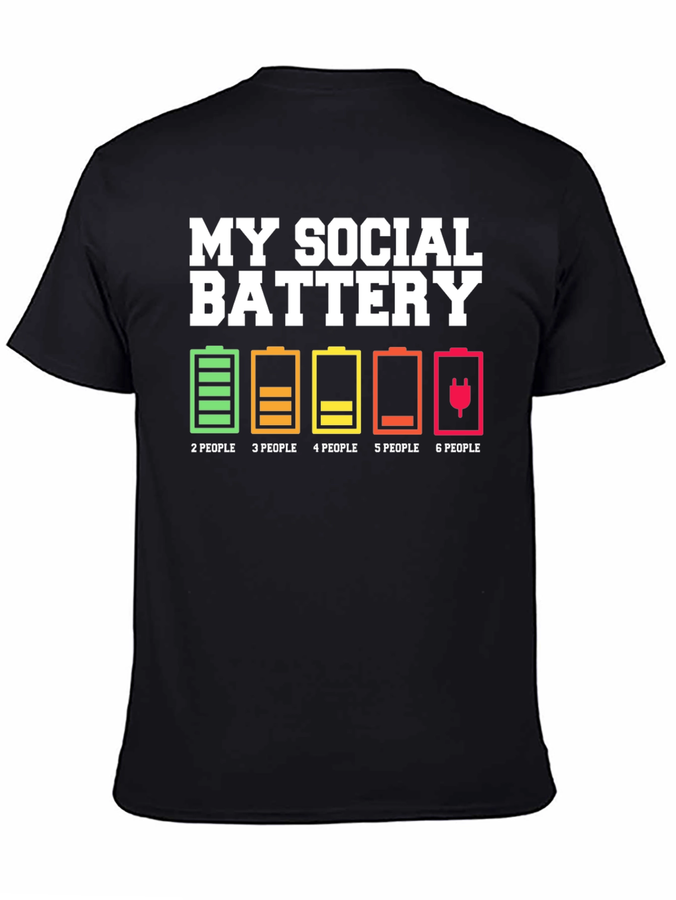 My Social Battery T-Shirt - Introvert Humor Tee