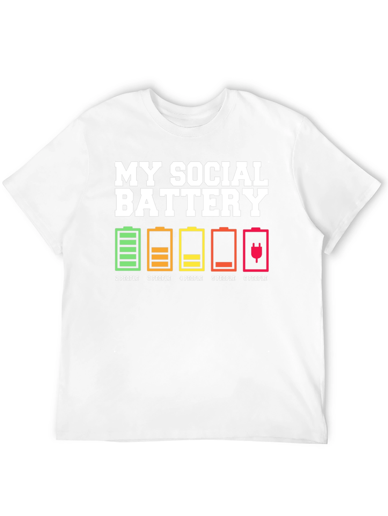My Social Battery T-Shirt - Introvert Humor Tee