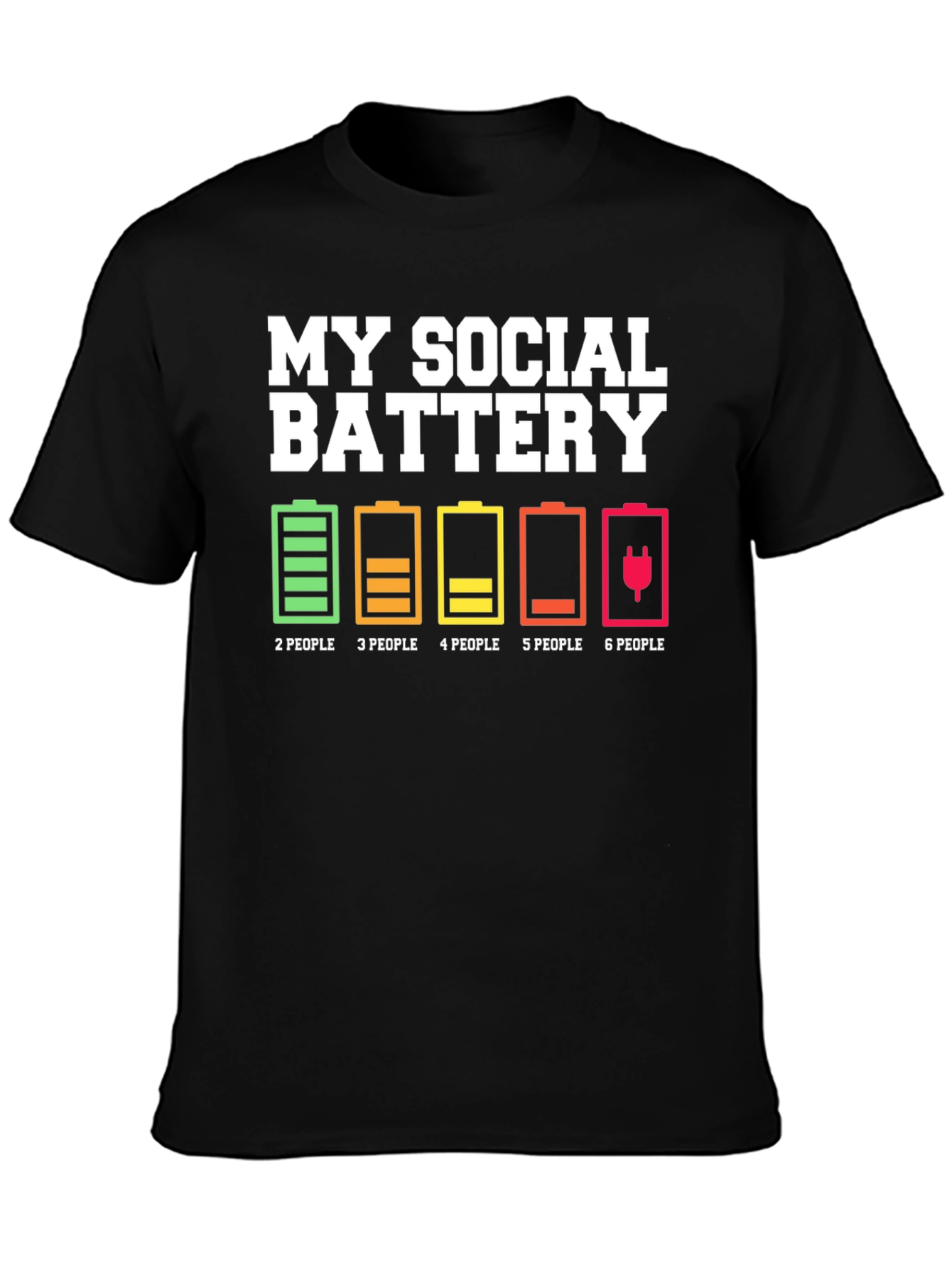 My Social Battery T-Shirt - Introvert Humor Tee