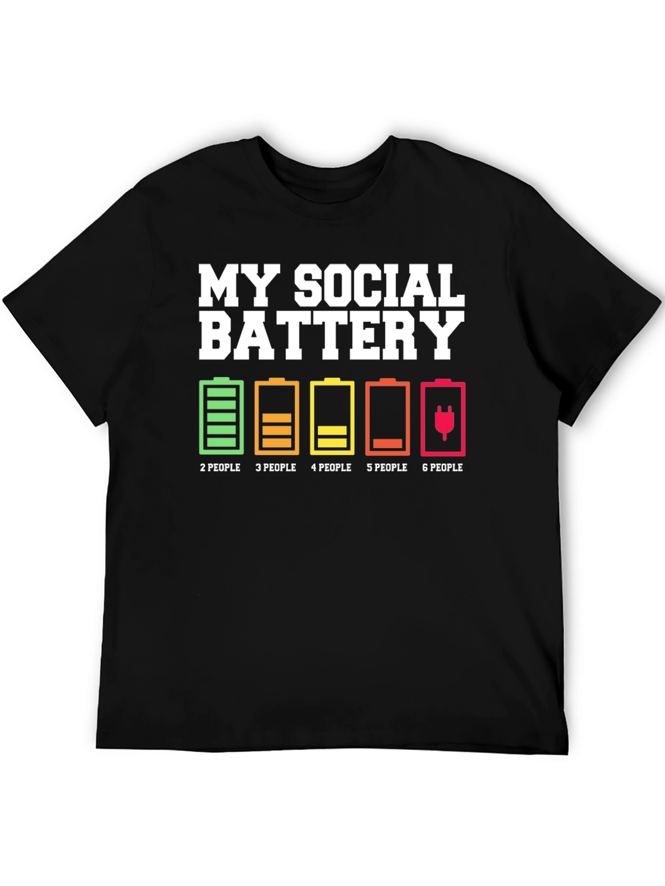 My Social Battery T-Shirt - Introvert Humor Tee