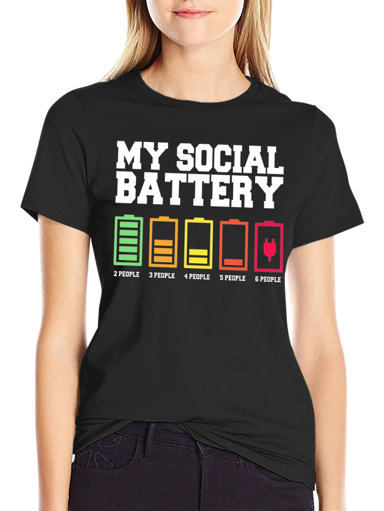 My Social Battery T-Shirt - Introvert Humor Tee