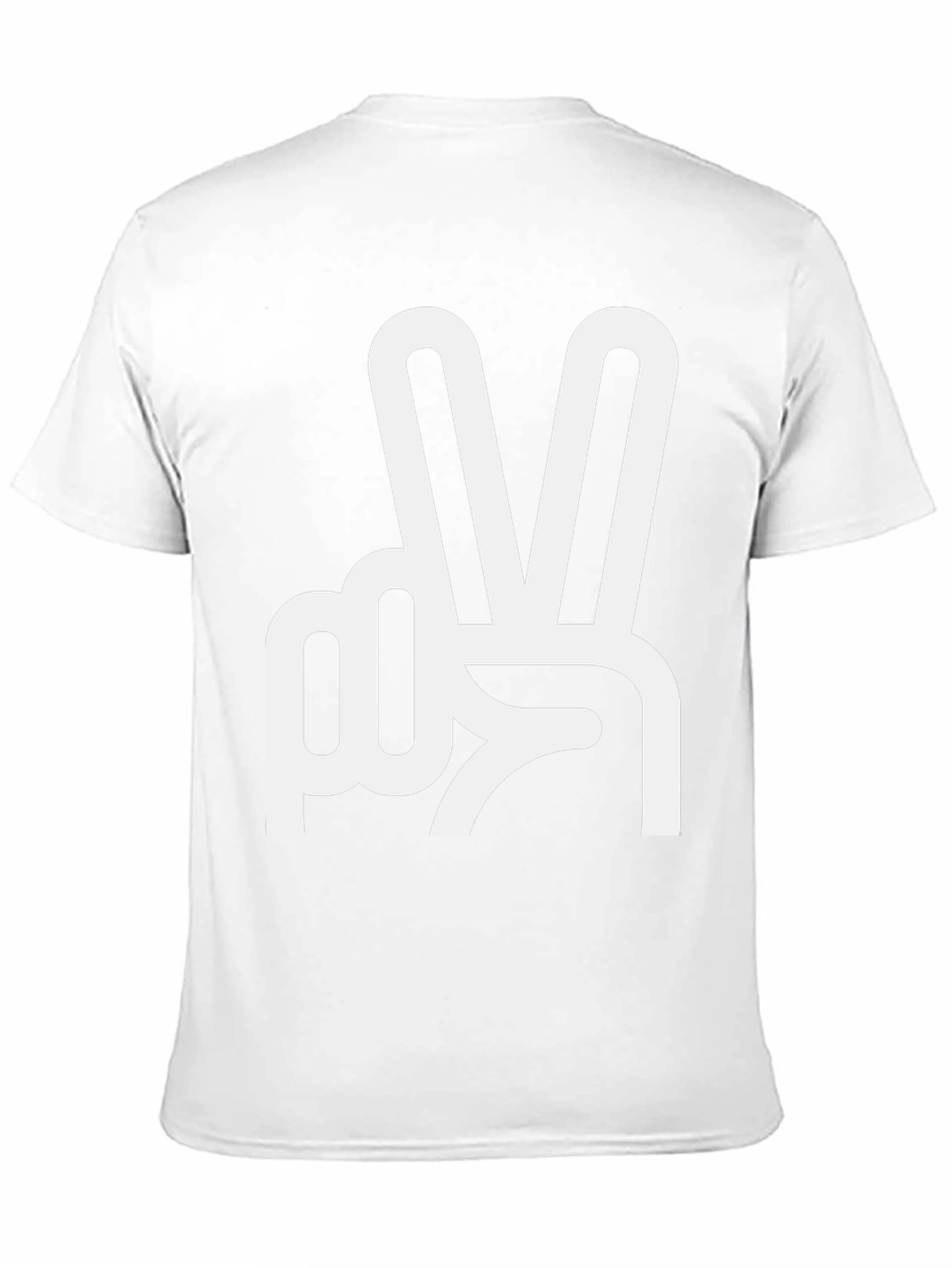 Peace Sign Graphic Tee - Classic Black T-Shirt