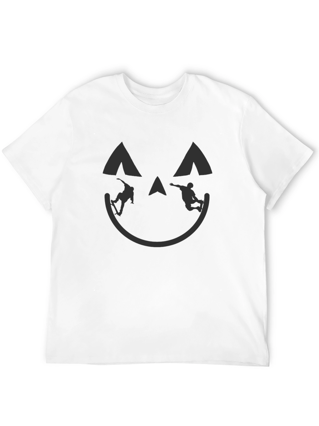 Skateboarding Pumpkin Halloween T-Shirt
