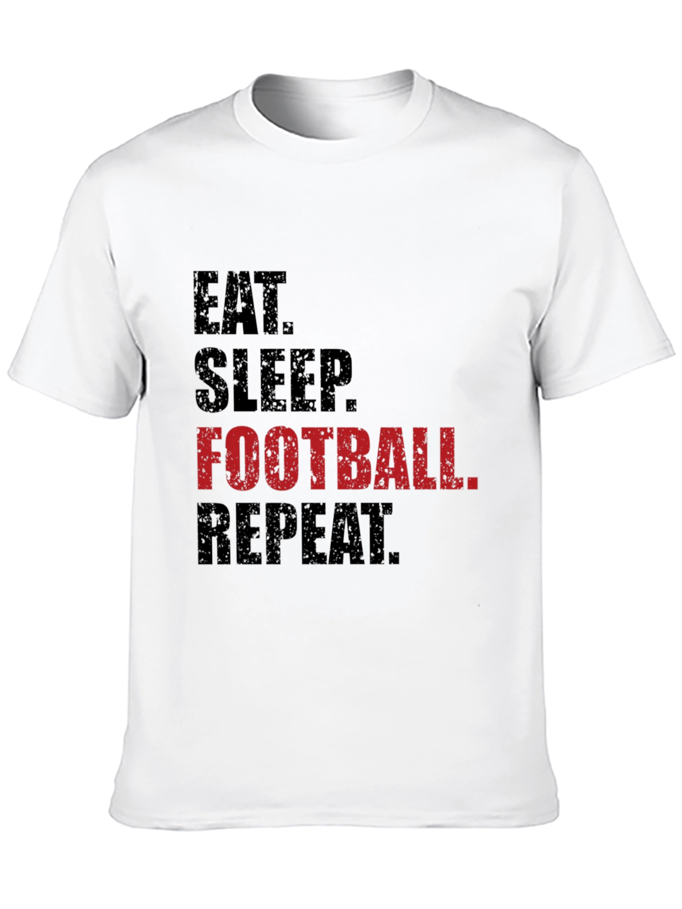Eat Sleep Football Repeat Graphic Tee