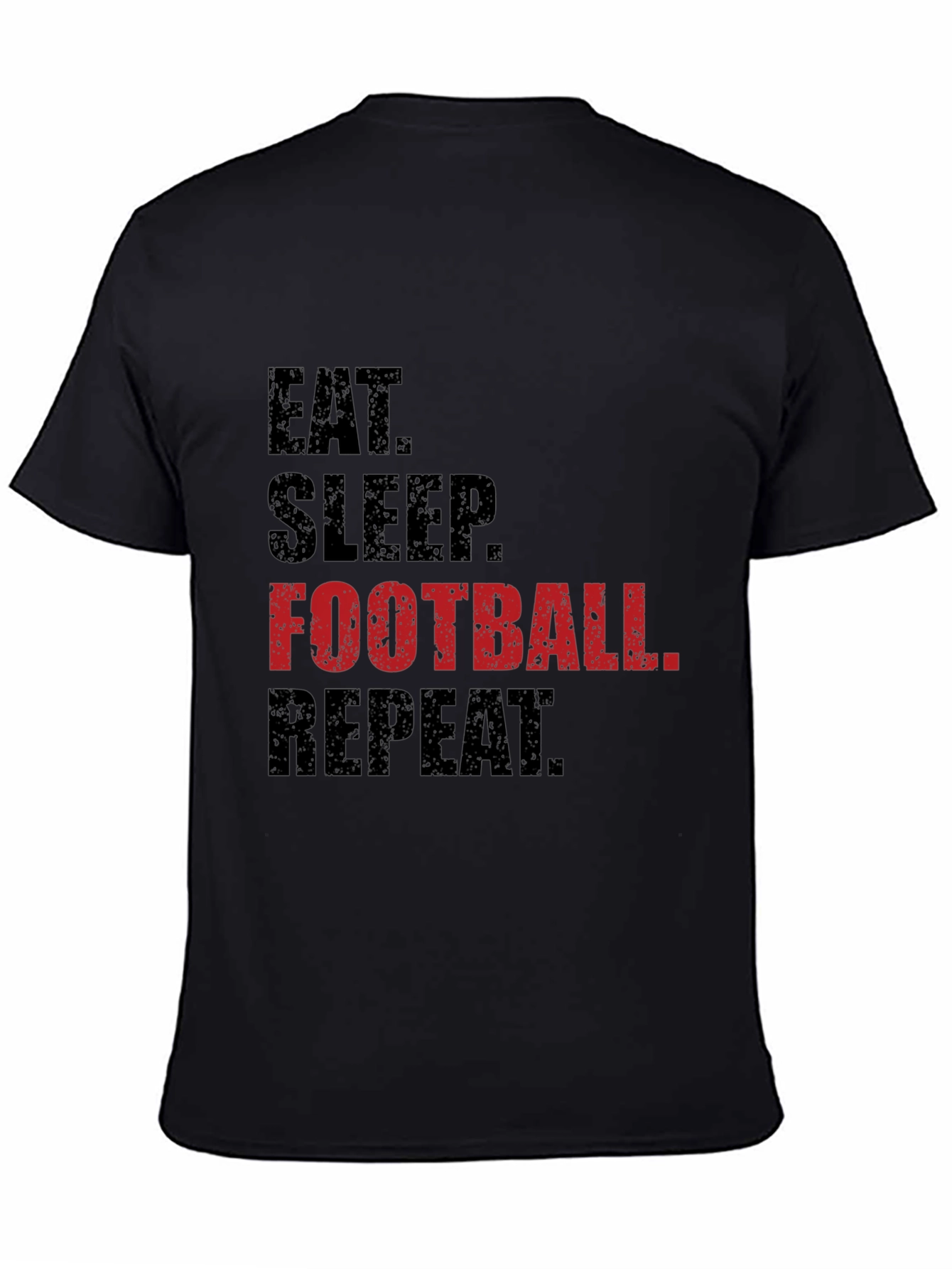 Eat Sleep Football Repeat Graphic Tee