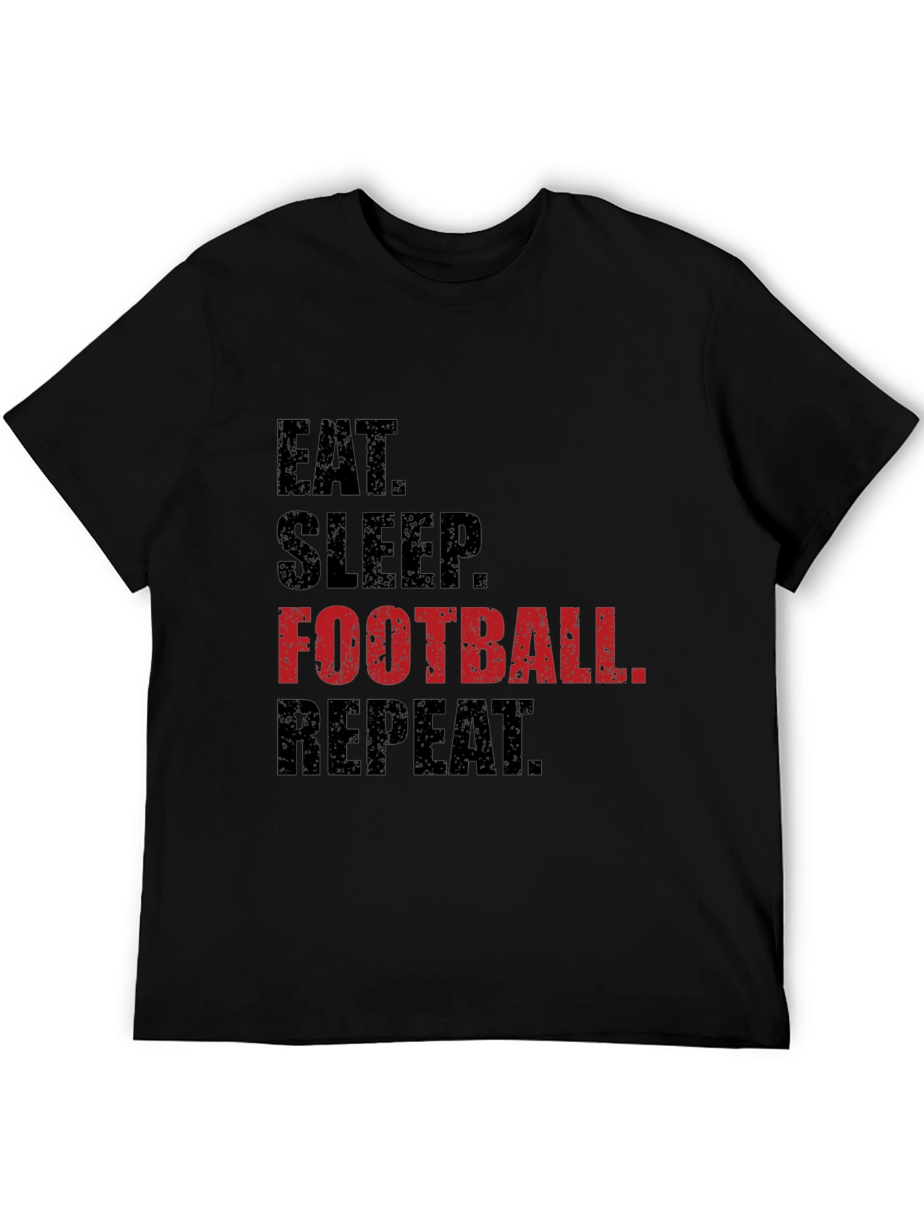 Eat Sleep Football Repeat Graphic Tee