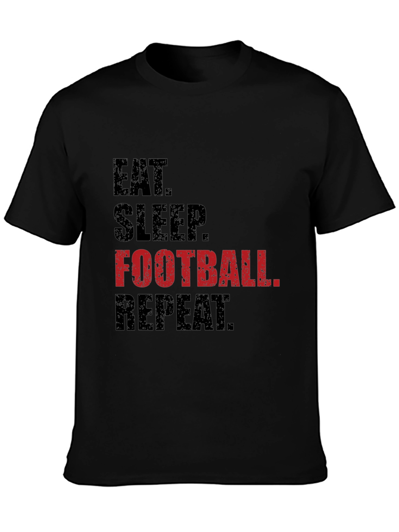 Eat Sleep Football Repeat Graphic Tee
