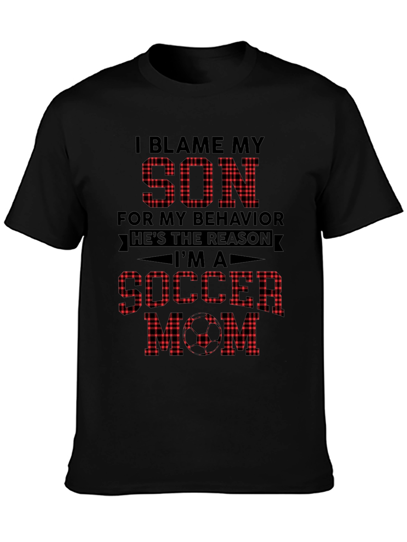 Soccer Mom T-Shirt - Blame My Son Tee