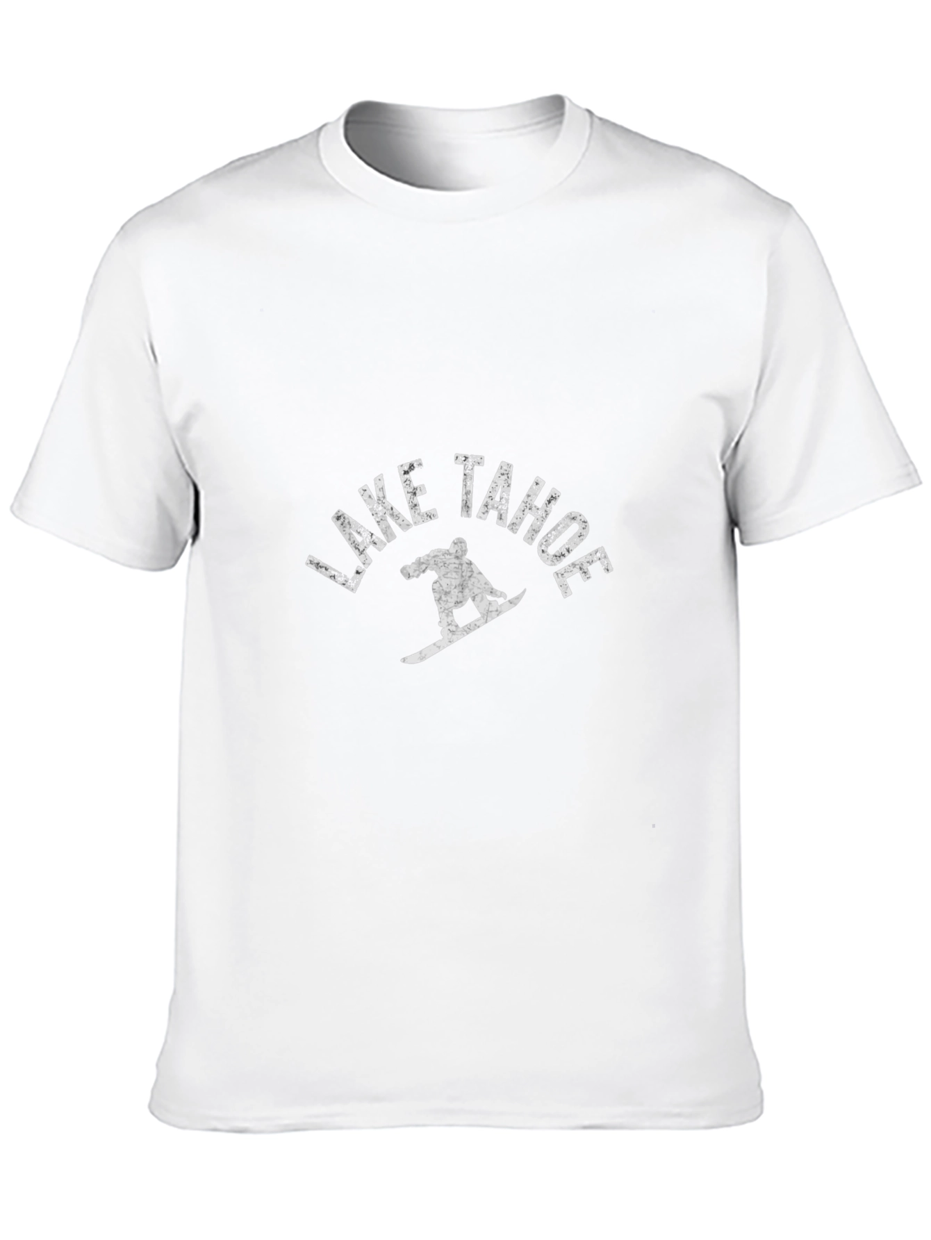 Lake Tahoe Snowboarder Graphic Tee - Black