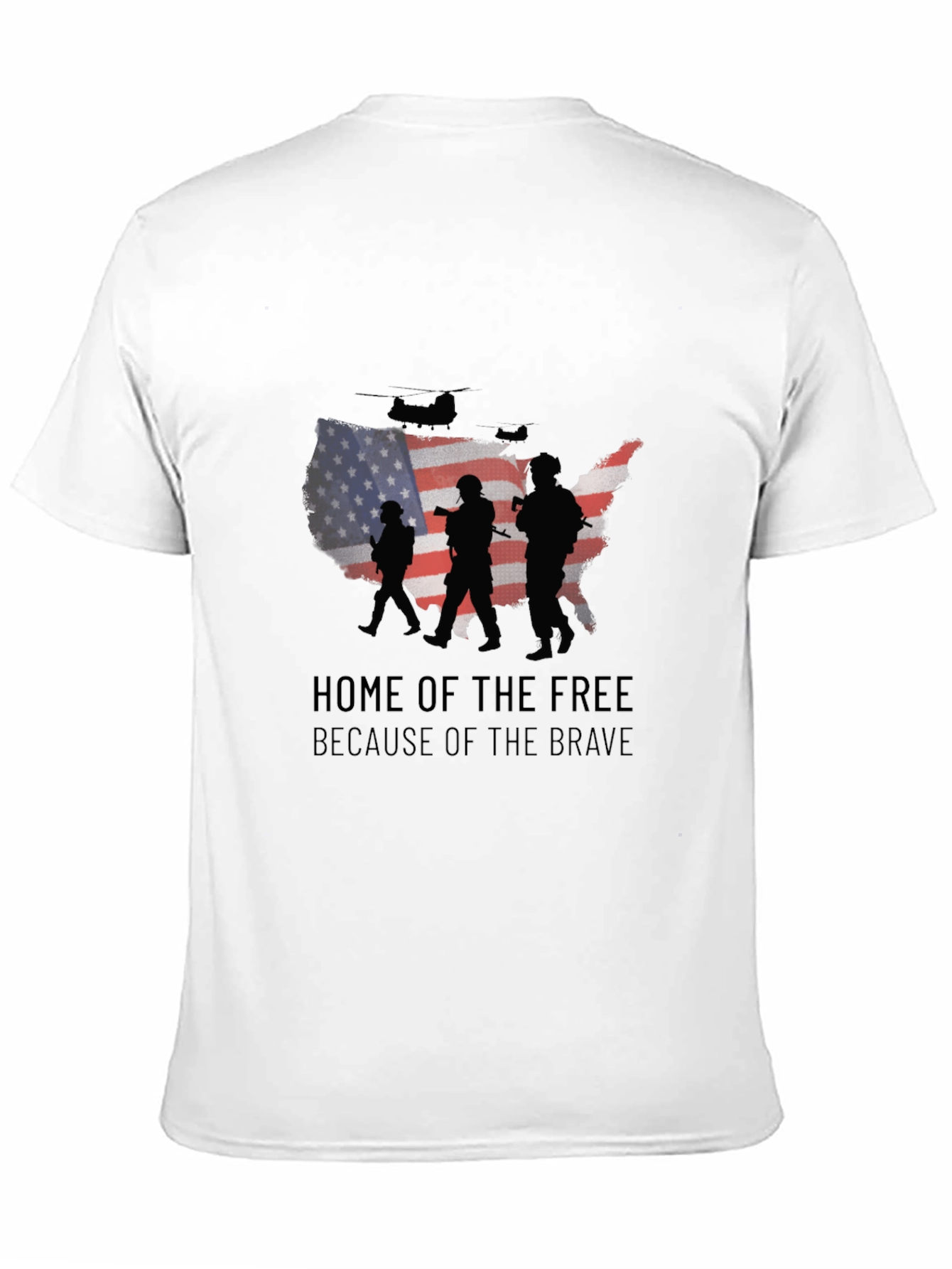Home of the Free Patriotic Graphic Tee