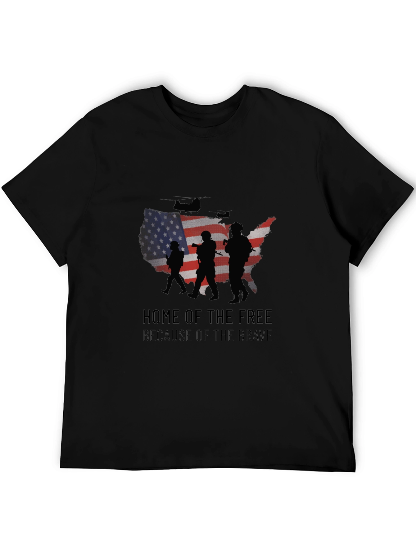 Home of the Free Patriotic Graphic Tee