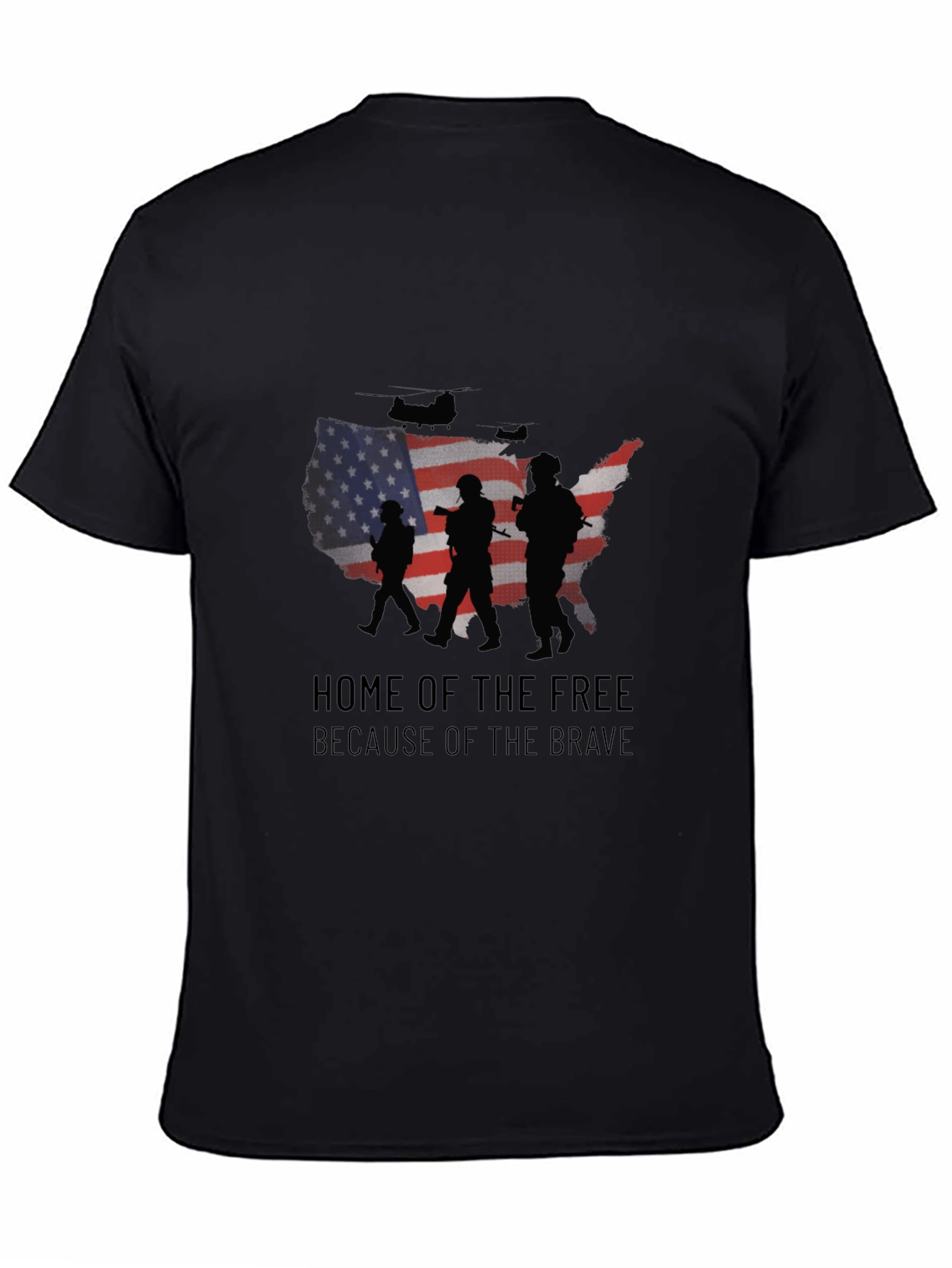 Home of the Free Patriotic Graphic Tee