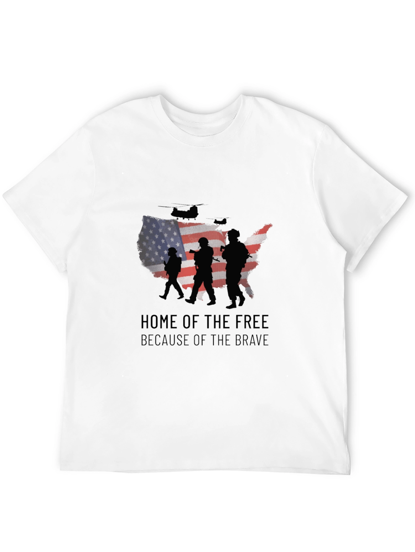 Home of the Free Patriotic Graphic Tee