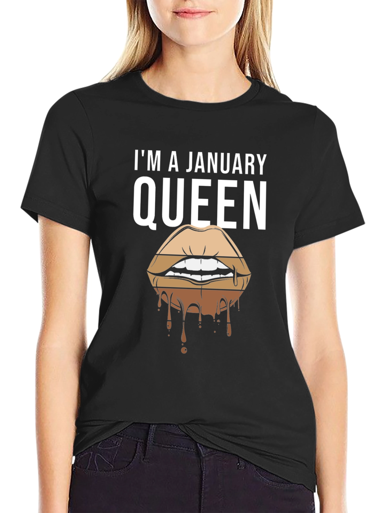 January Queen Graphic Tee - Birthday Gift
