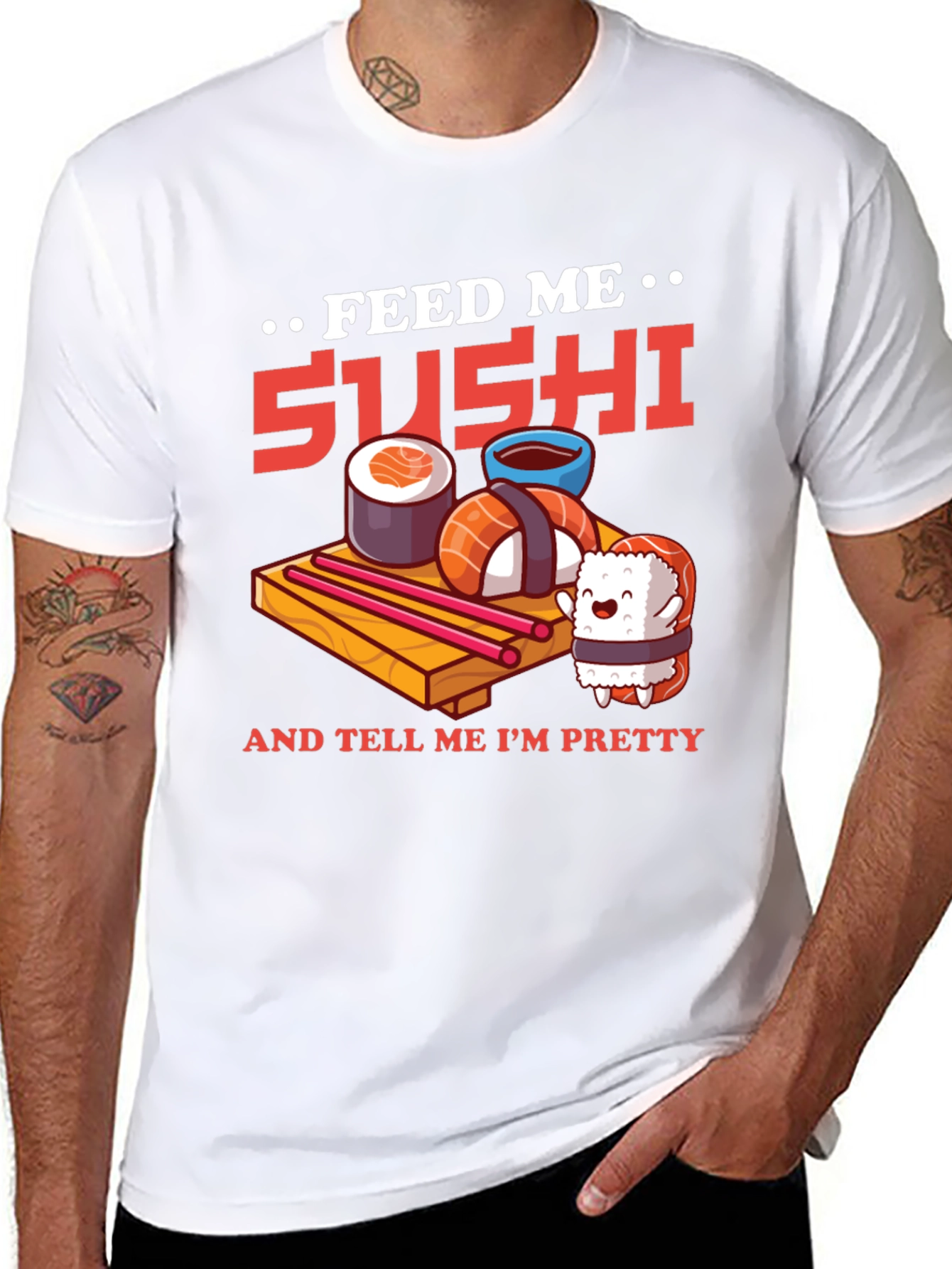 Feed Me Sushi Graphic Tee