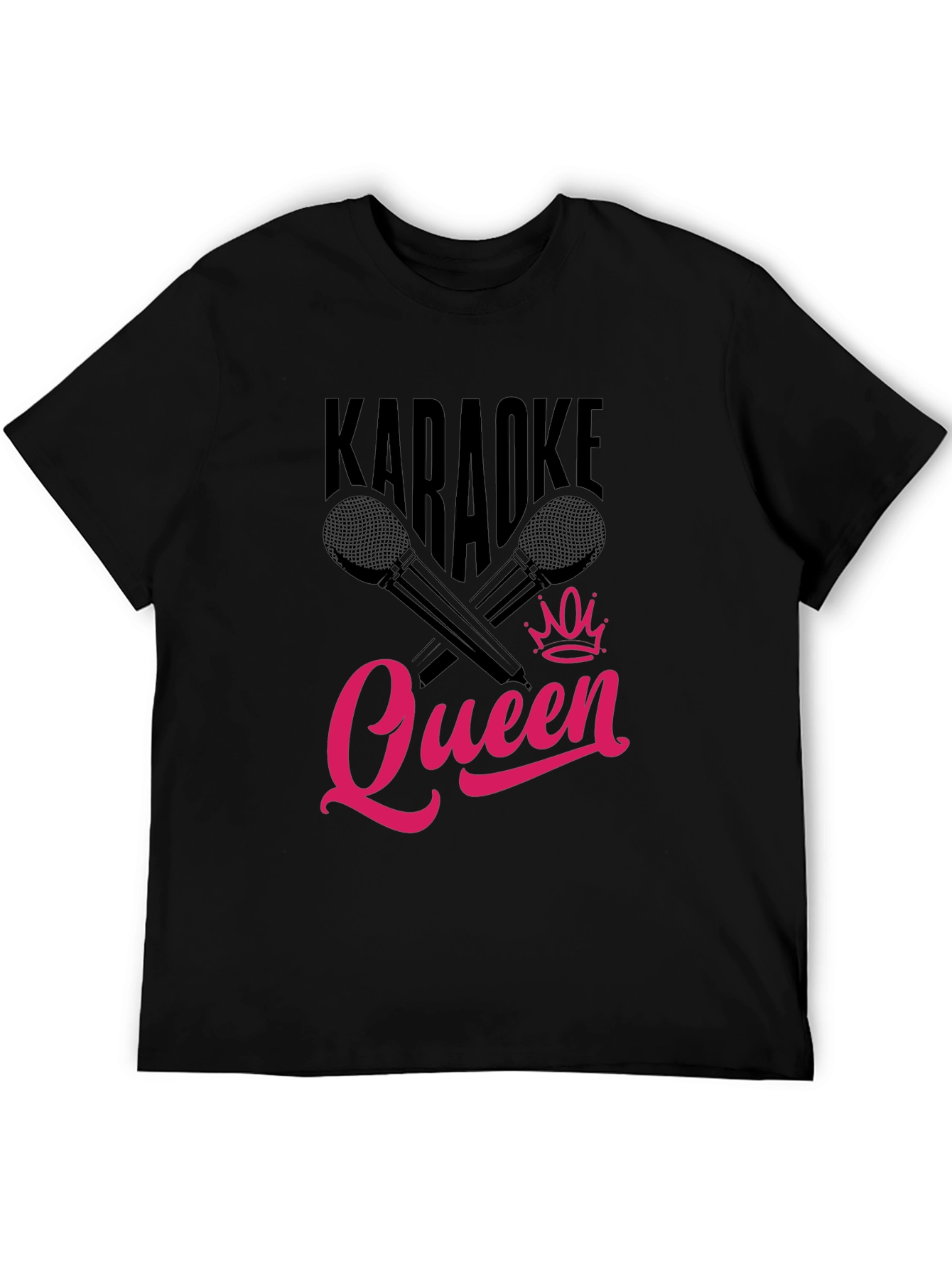 Karaoke Queen Graphic Tee - Black T-Shirt