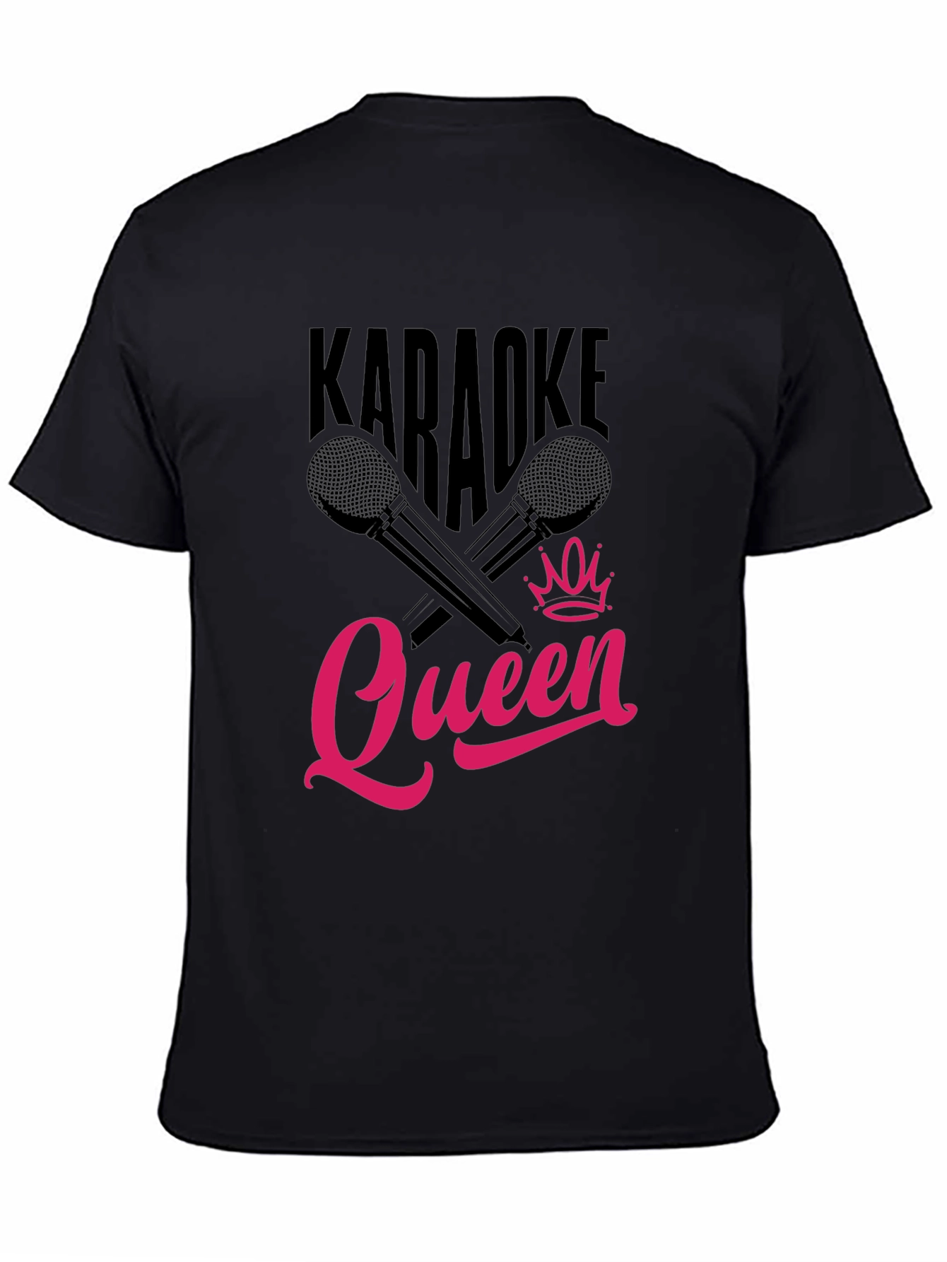 Karaoke Queen Graphic Tee - Black T-Shirt