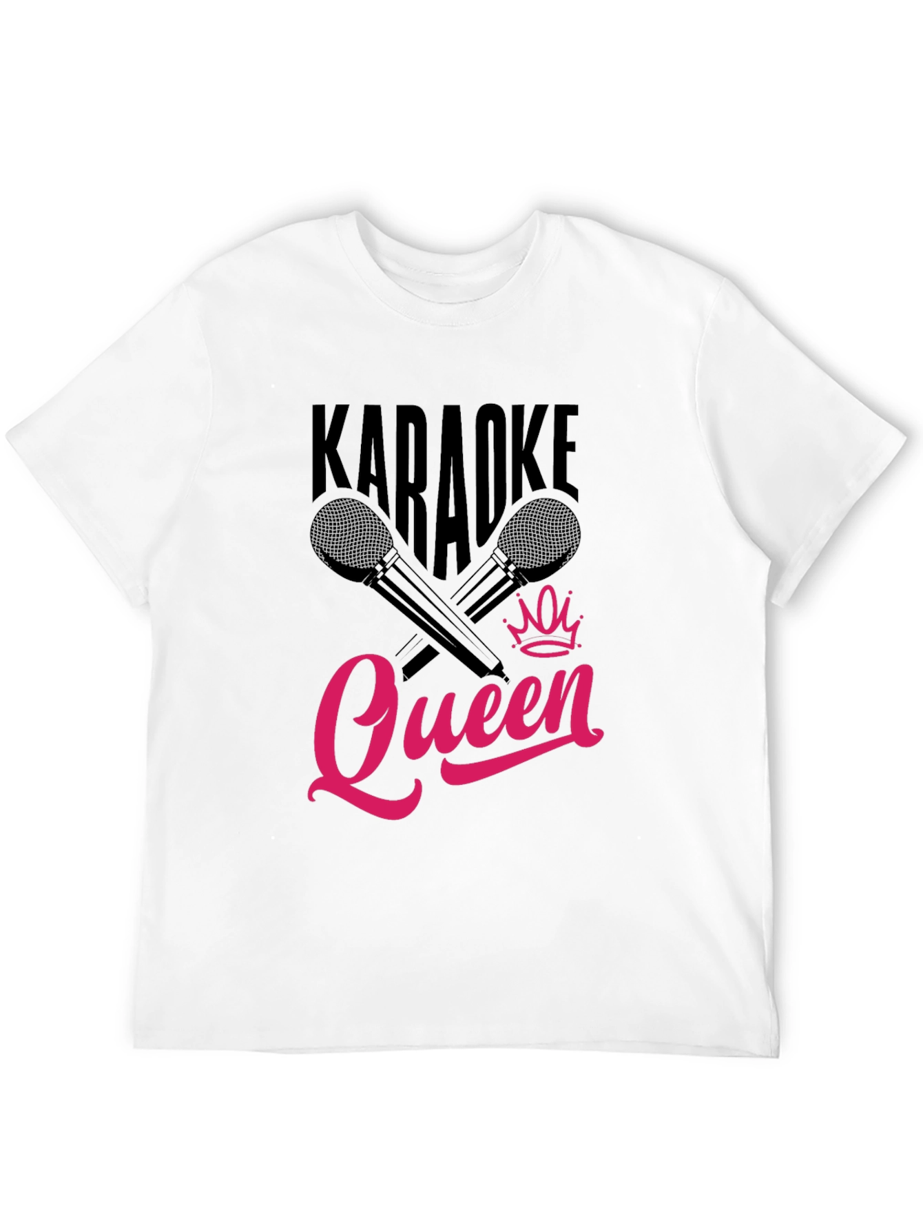 Karaoke Queen Graphic Tee - Black T-Shirt