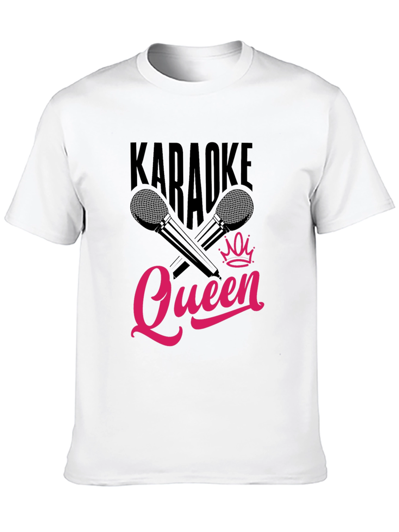 Karaoke Queen Graphic Tee - Black T-Shirt
