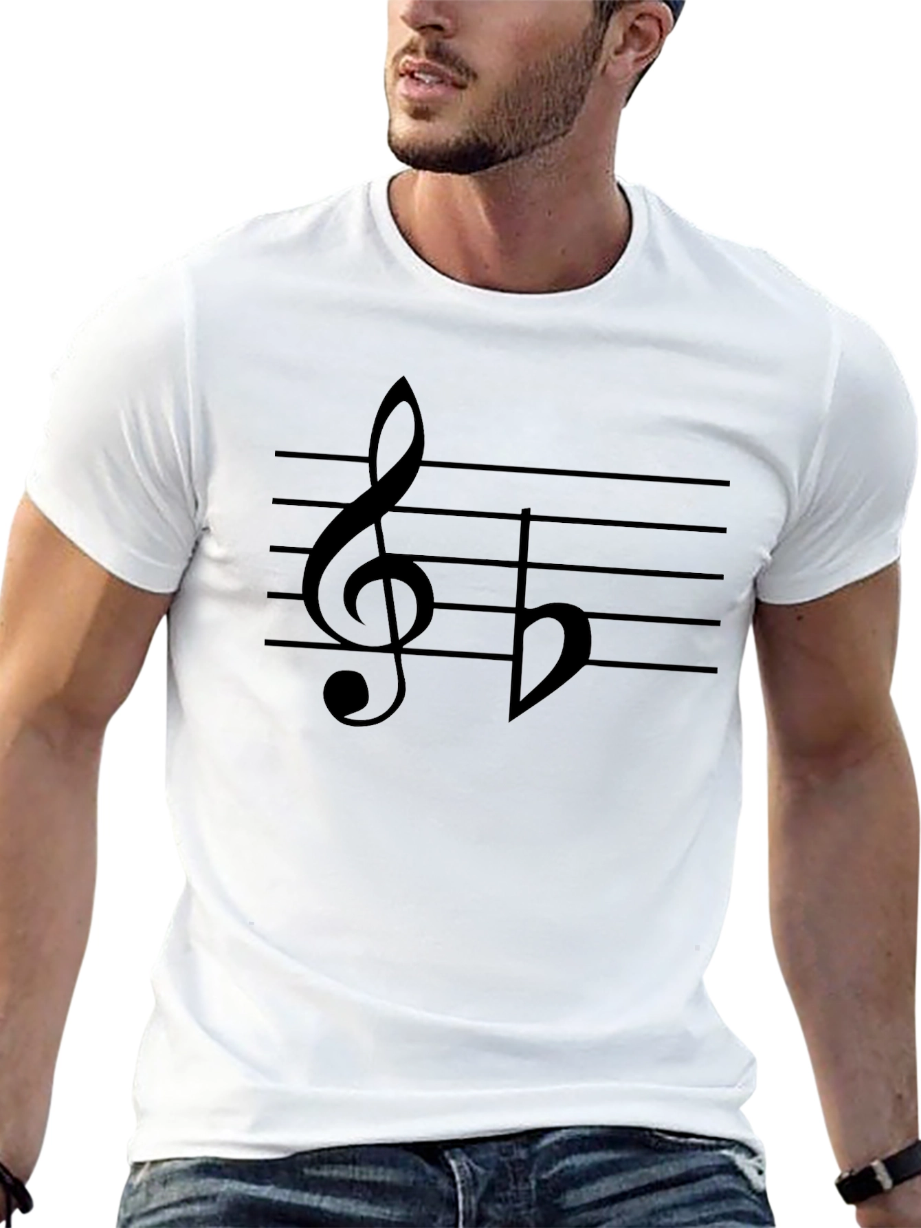 Musical Note Graphic T-Shirt